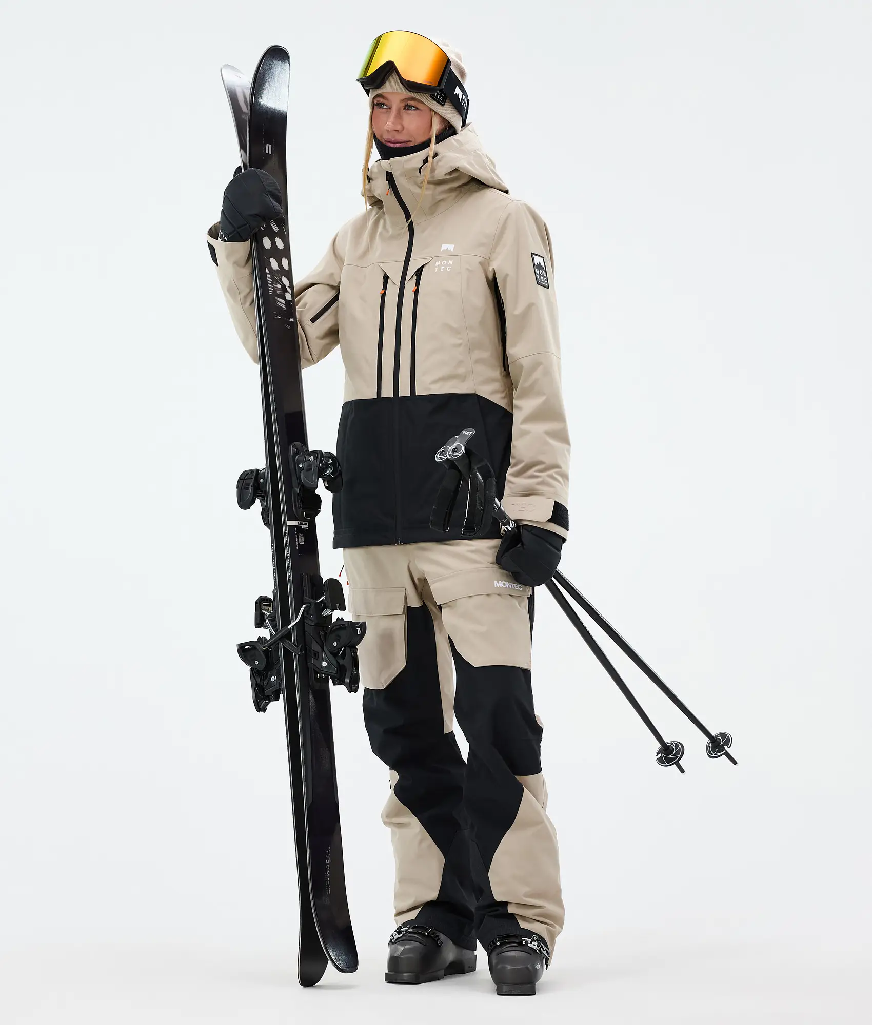 Moss W Ski Jacket Women Sand/Black