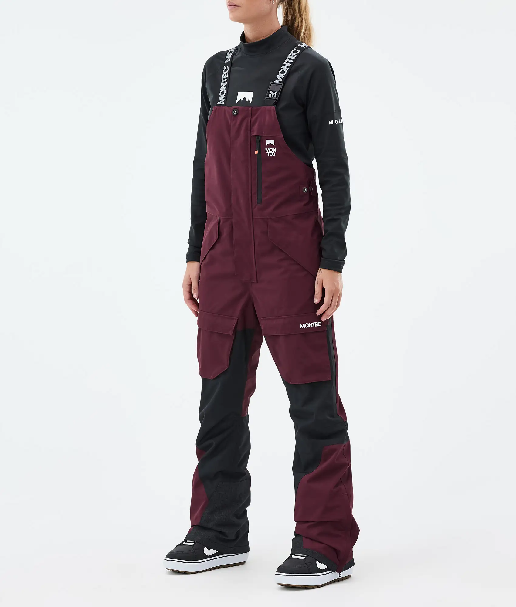 Fawk W Snowboard Pants Women Burgundy/Black
