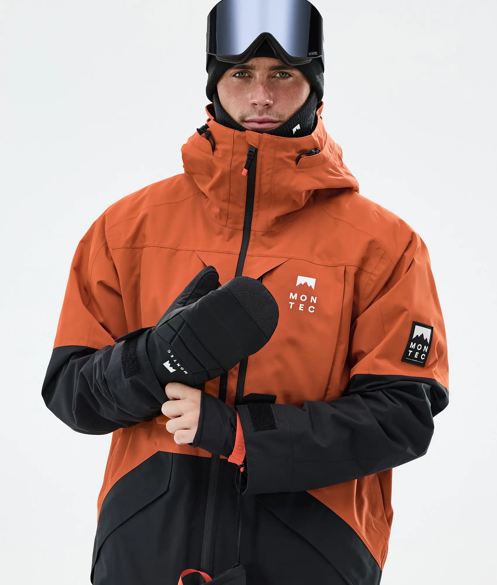 Arch Snowboard Jacket Men Burned Orange/Black