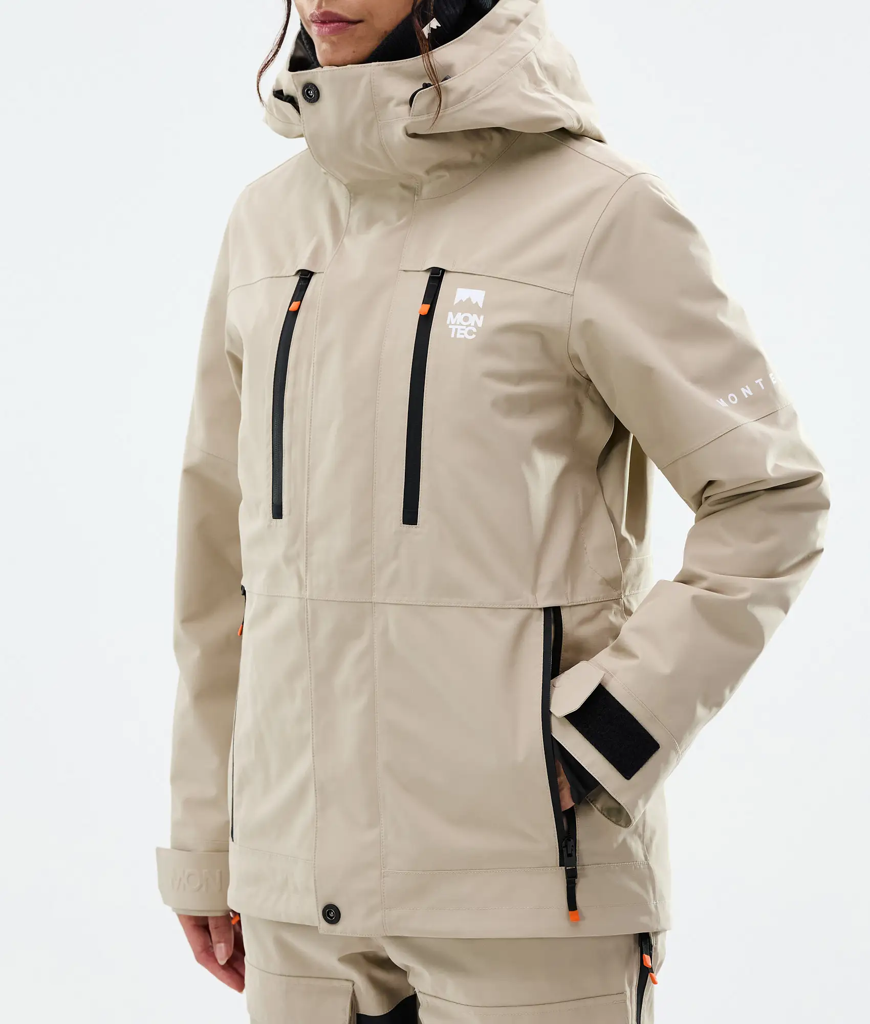 Fawk W Snowboard Jacket Women Sand