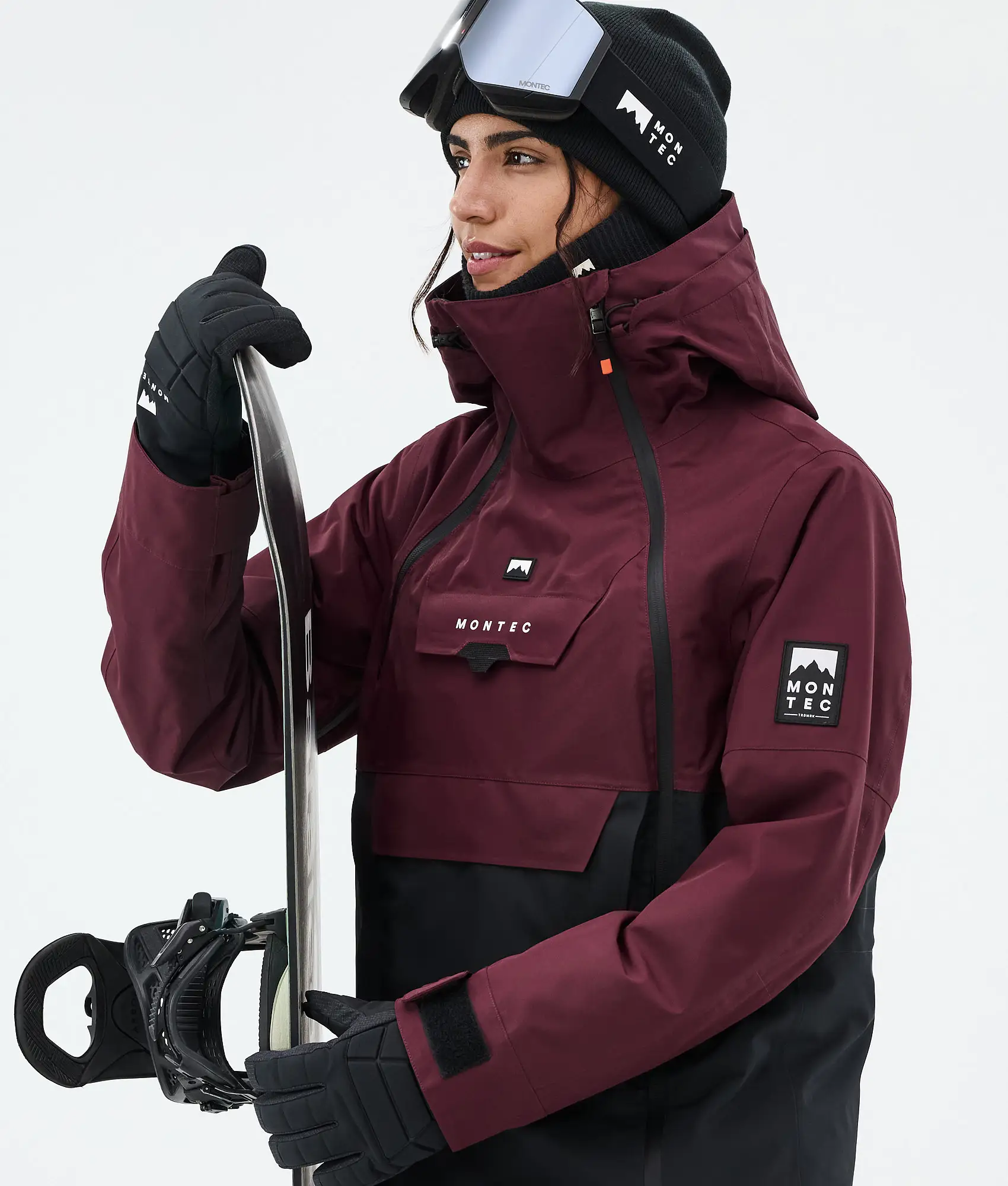 Doom W Snowboard Jacket Women Burgundy/Black