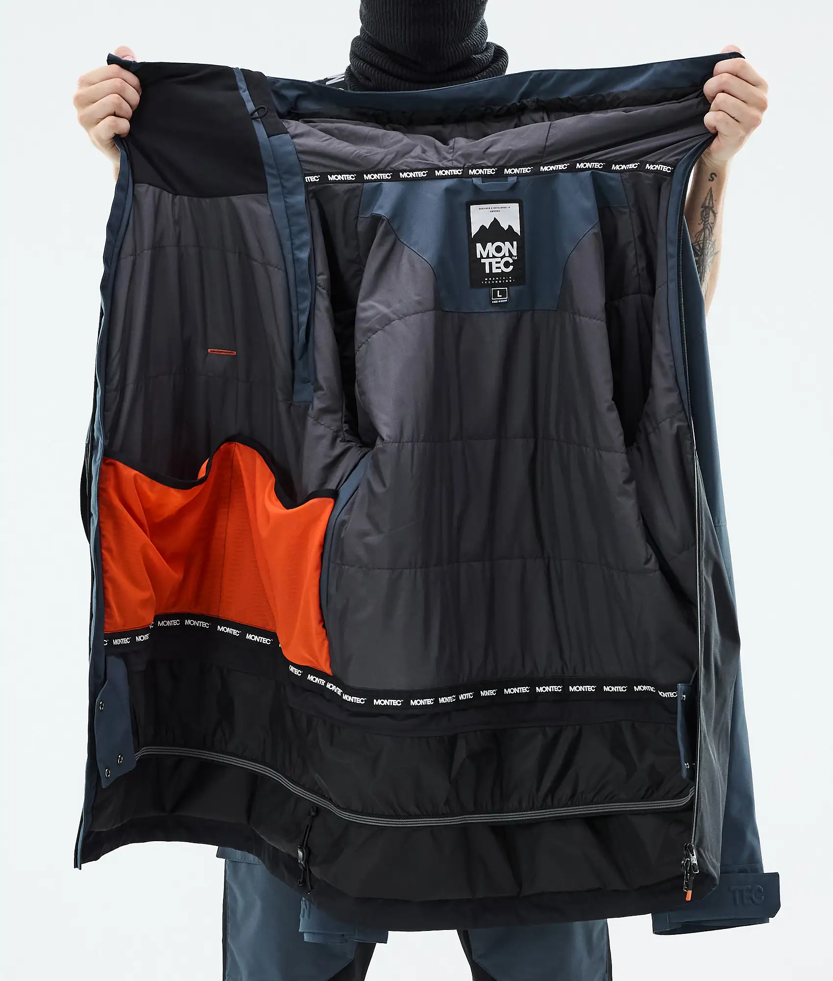 Doom Snowboard Jacket Men Metal Blue/Black