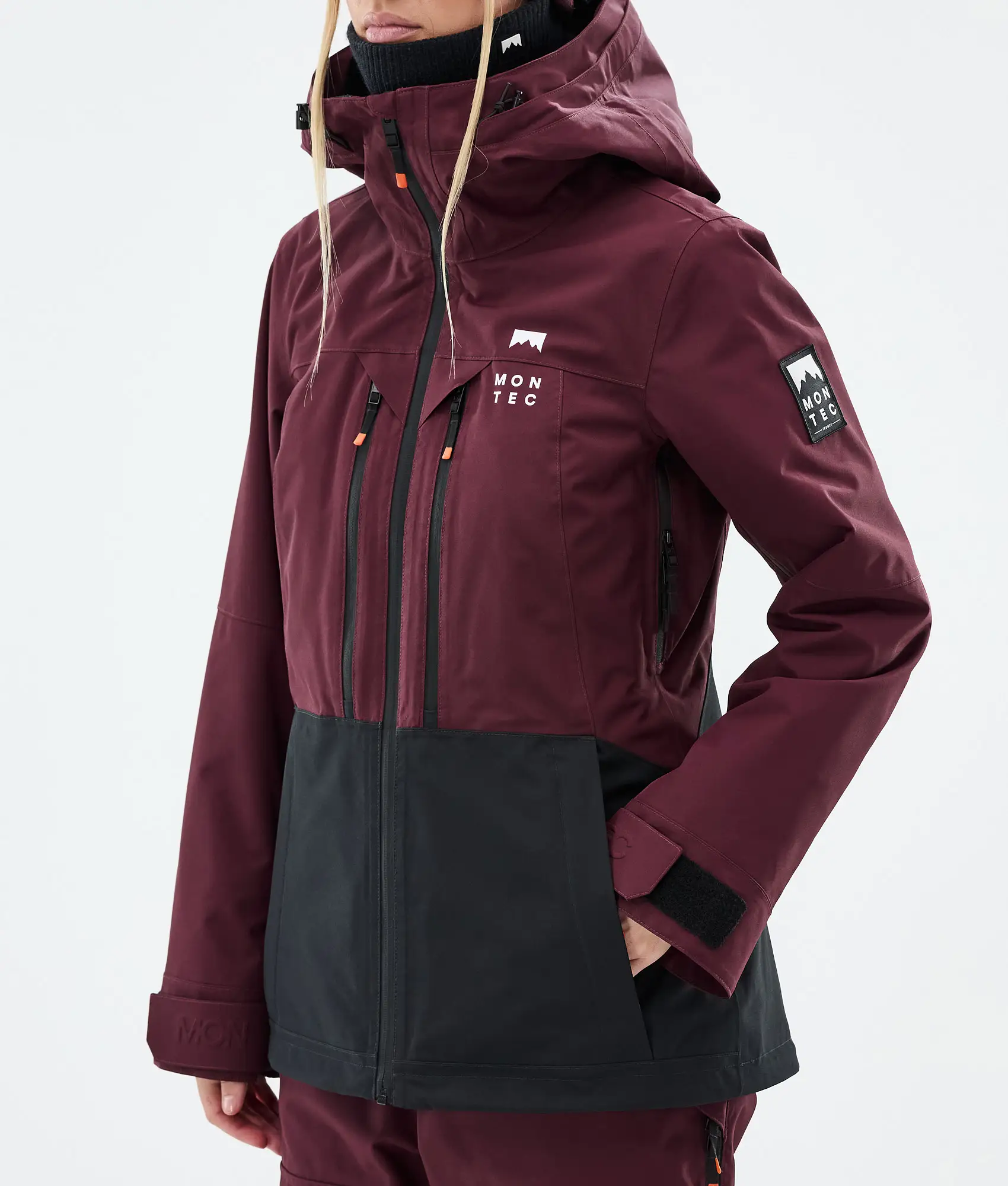 Moss W Snowboard Jacket Women Burgundy/Black