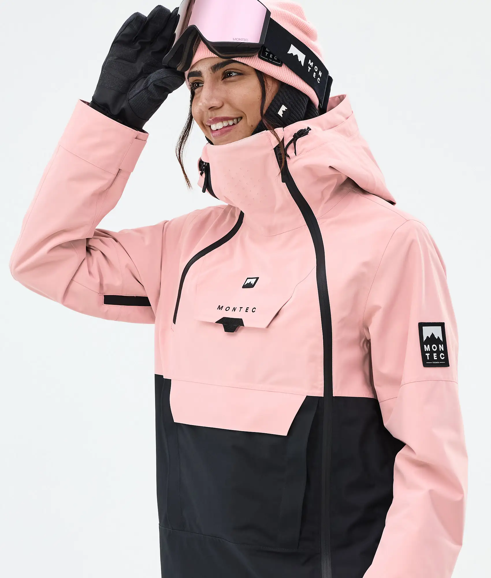 Doom W Snowboard Jacket Women Soft Pink/Black