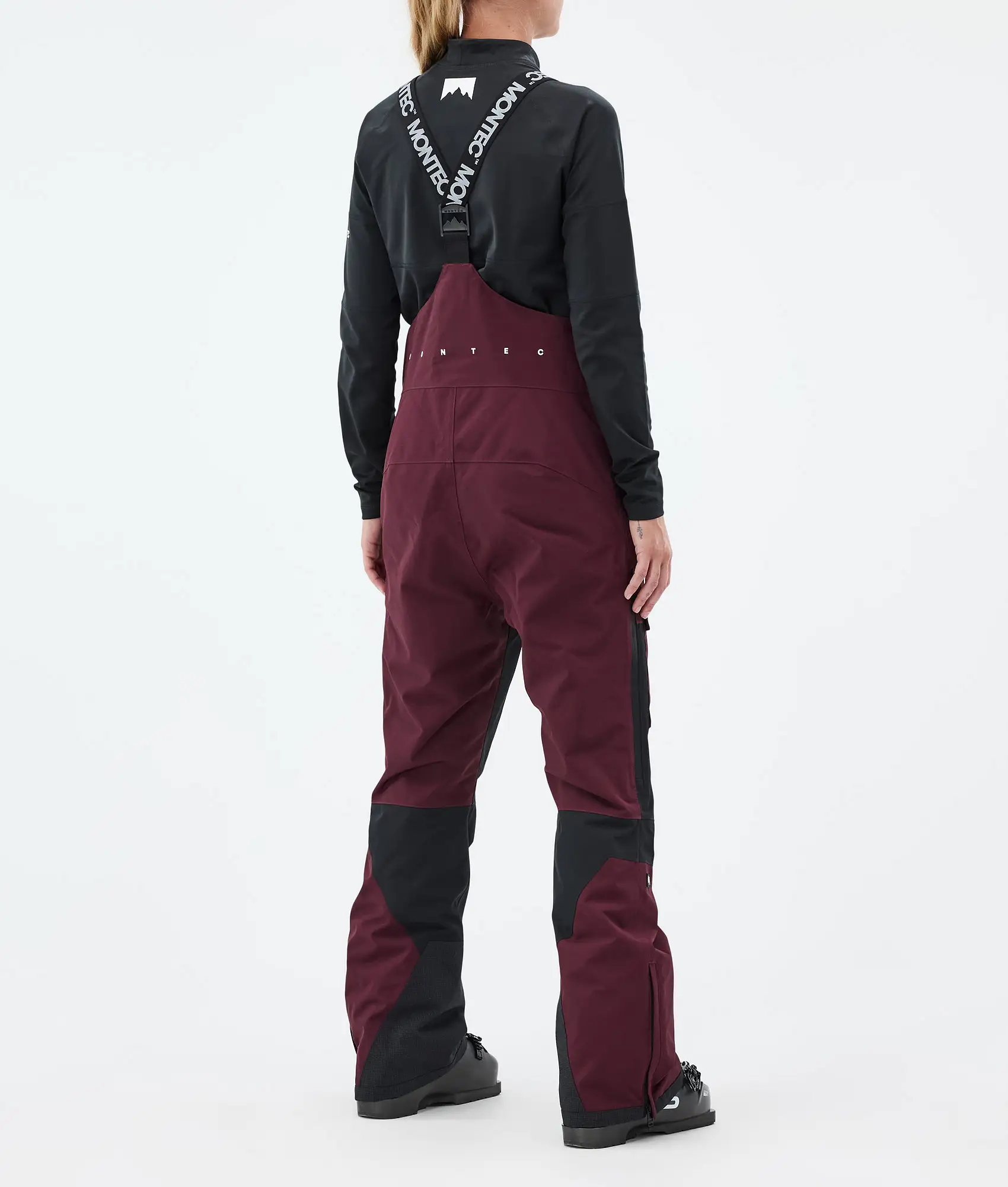 Fawk W Ski Pants Women Burgundy/Black