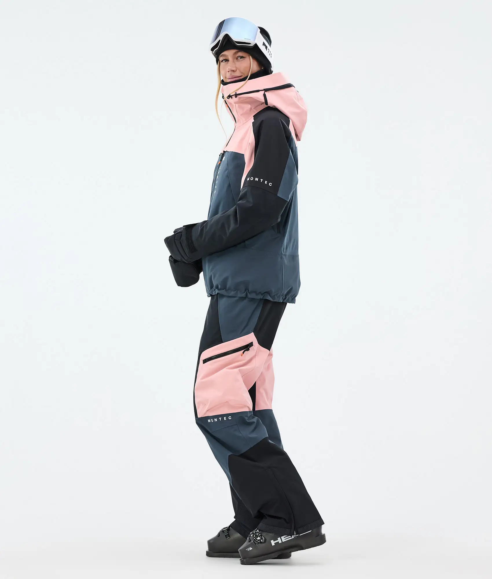 Oracle W Ski Jacket Women Soft Pink/Black/Metal Blue