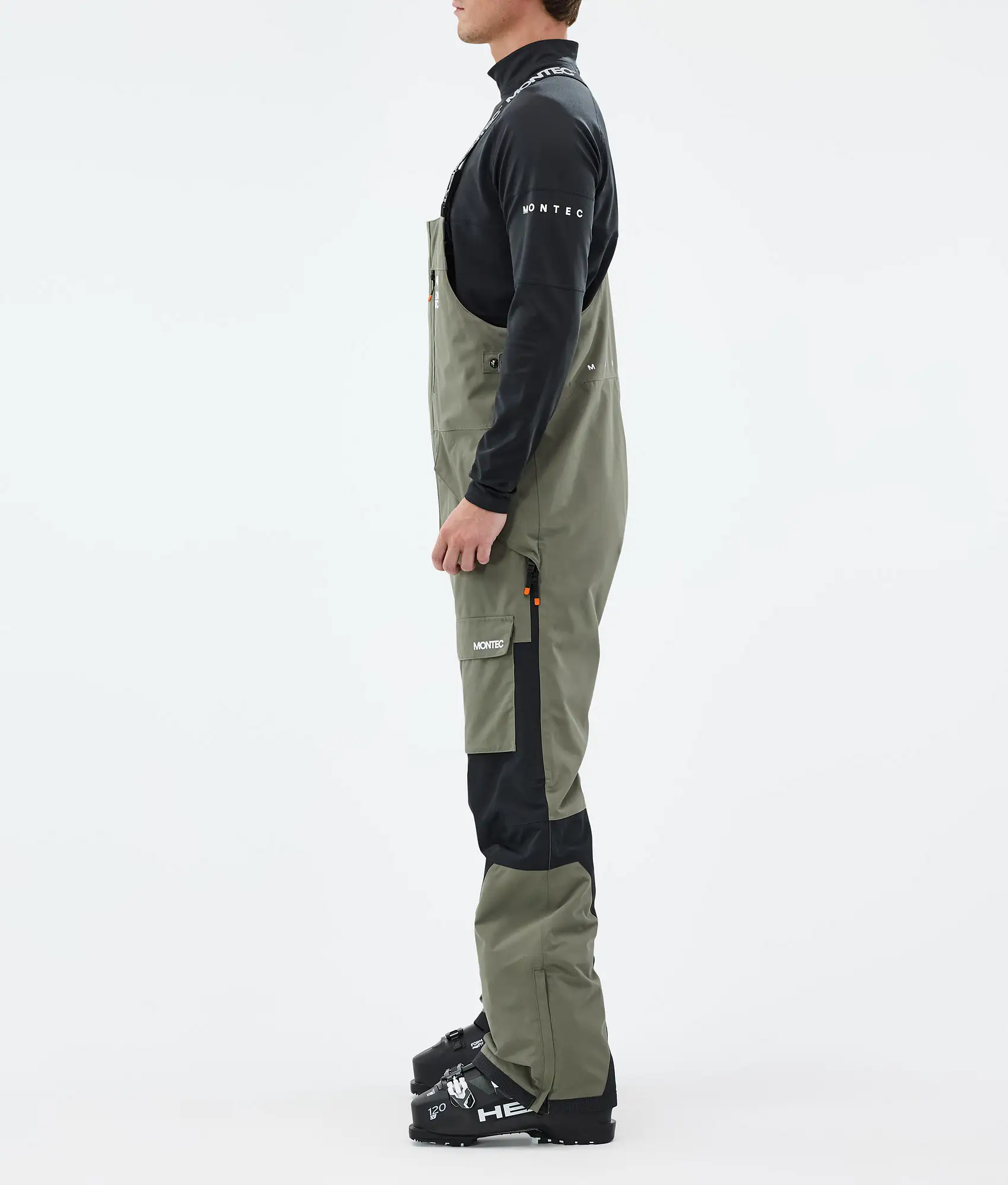 Fawk Ski Pants Men Greenish/Black