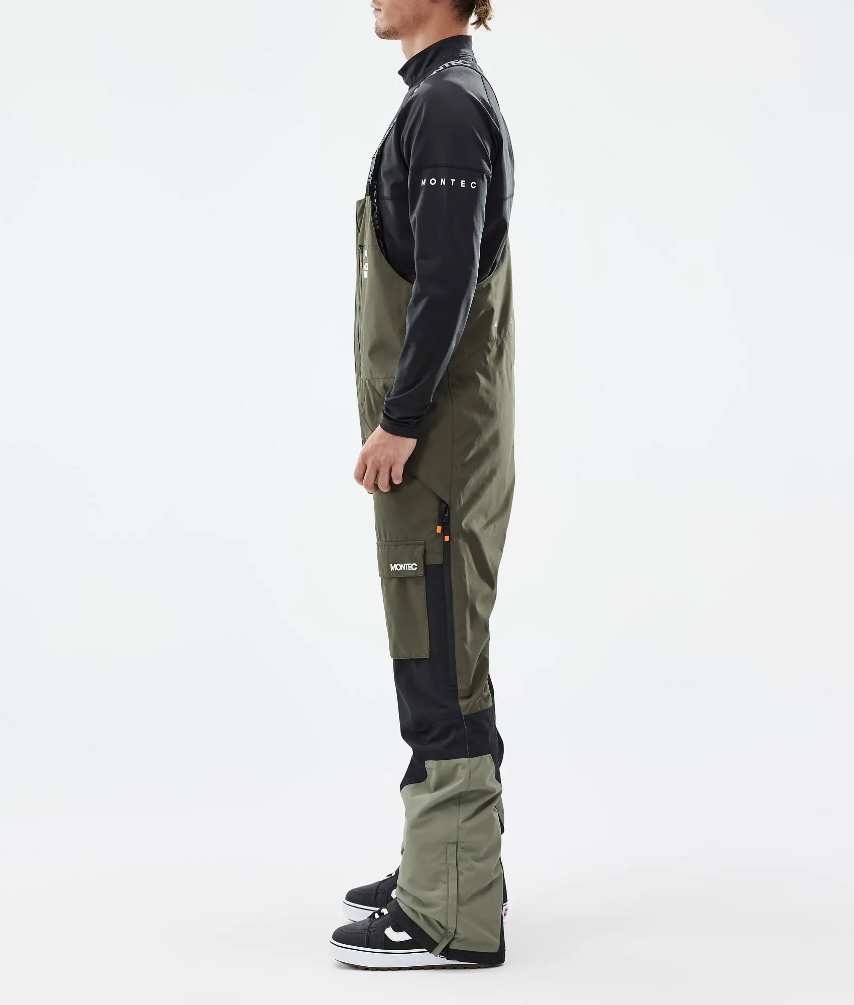 Fawk Snowboard Pants Men Olive Green/Black/Greenish