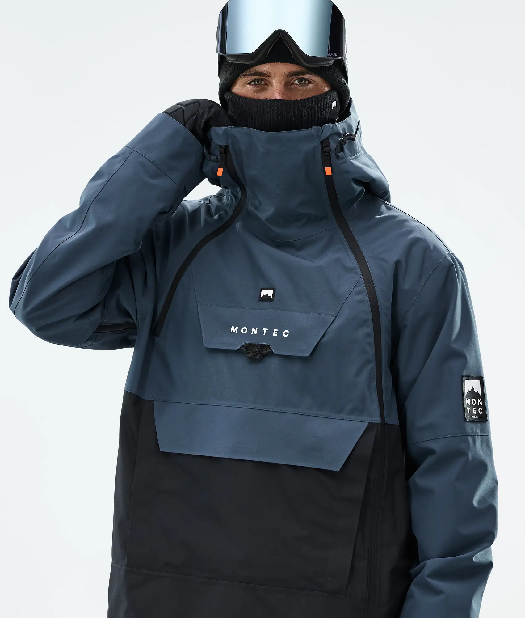 Doom Ski Jacket Men Metal Blue/Black