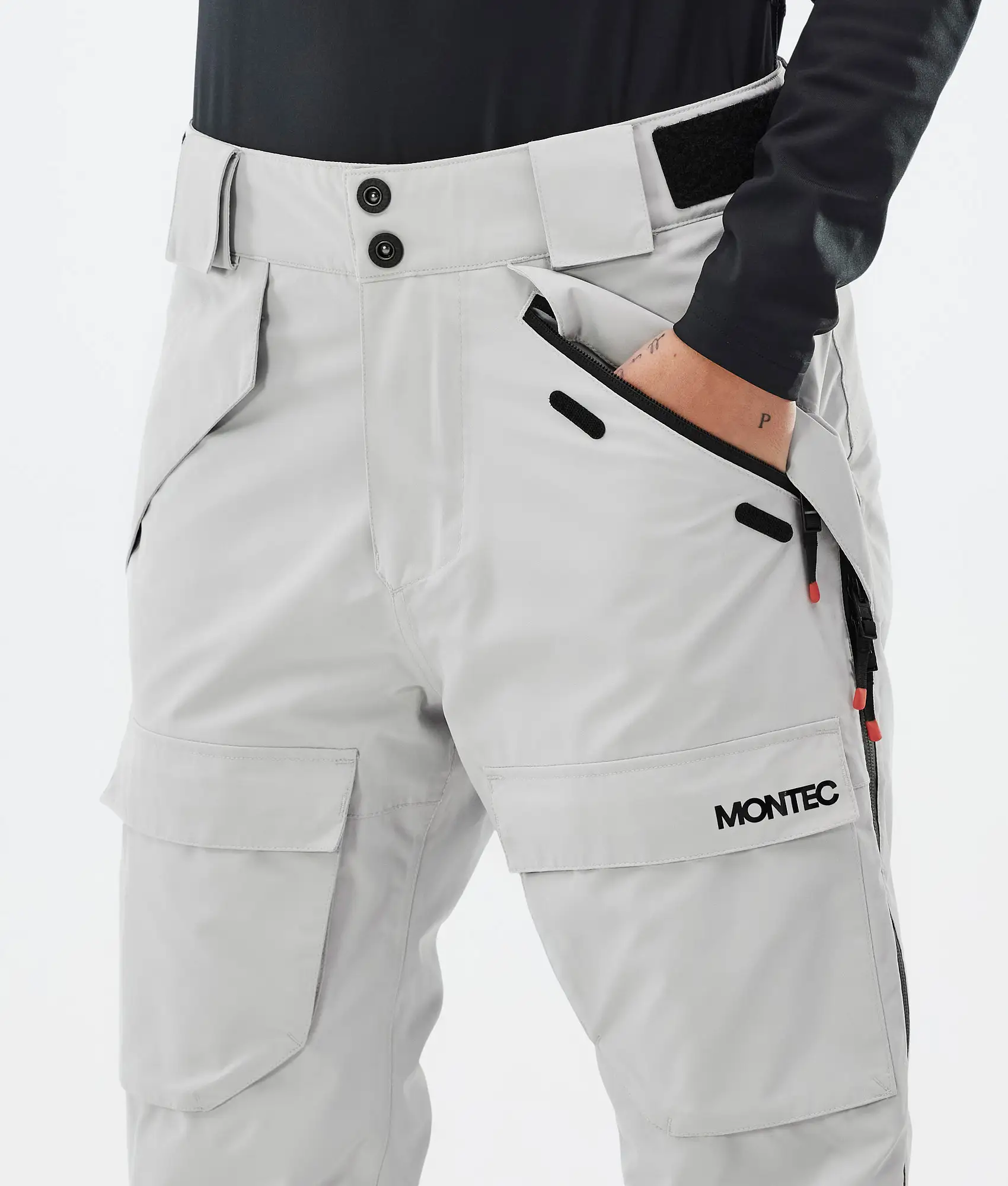 Kirin W Snowboard Pants Women Light Grey Renewed