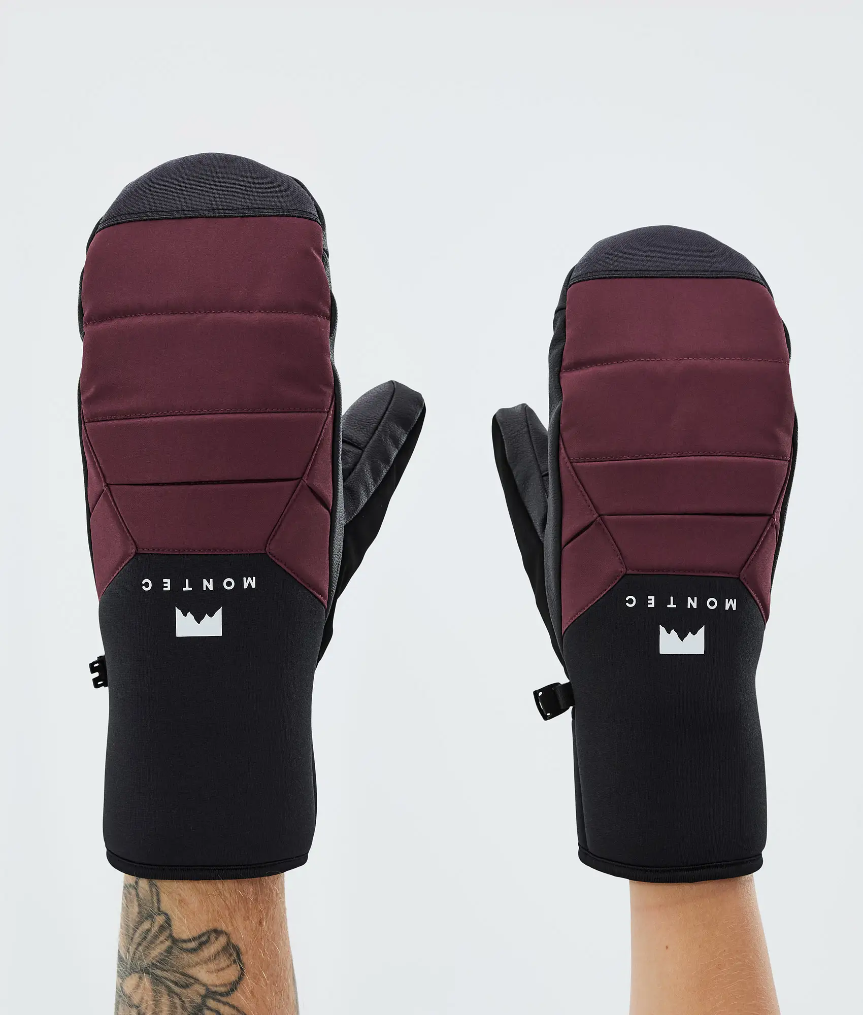 Kilo 22 Snow Mittens Burgundy
