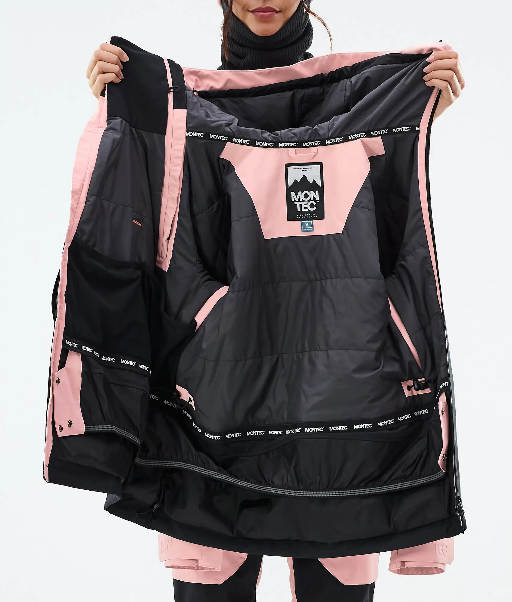 Doom W Snowboard Jacket Women Soft Pink/Black