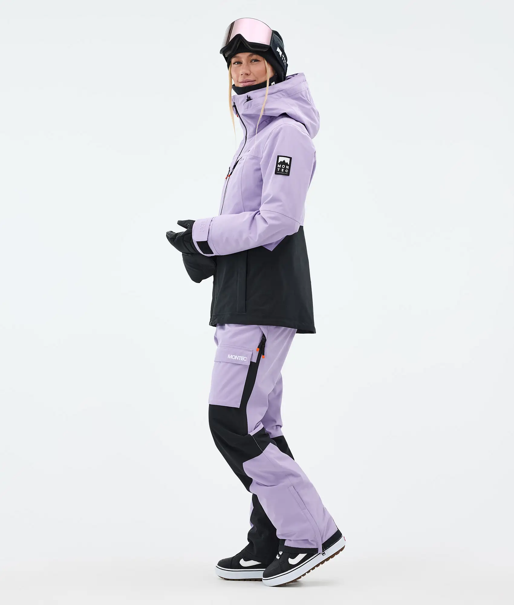 Moss W Snowboard Jacket Women Faded Violet/Black