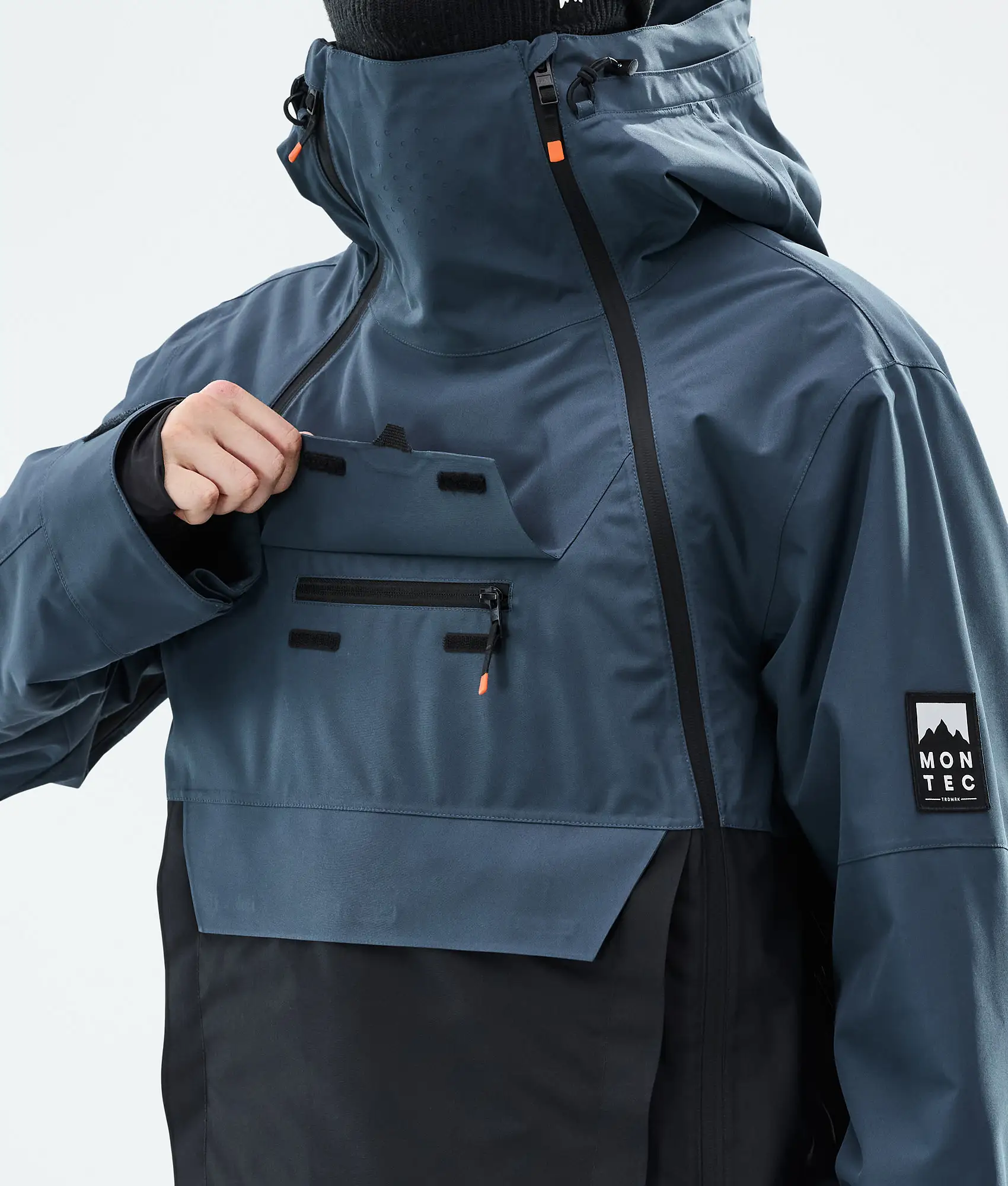 Doom Snowboard Jacket Men Metal Blue/Black