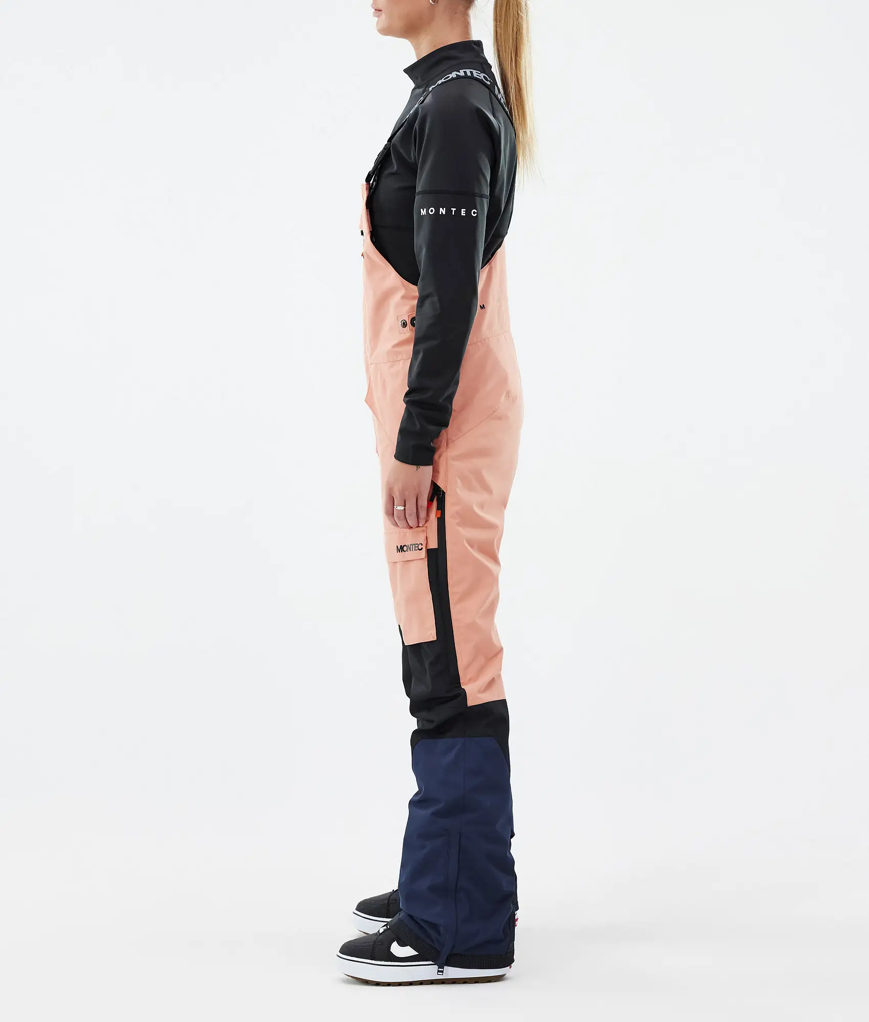 Fawk W Snowboard Pants Women Faded Peach/Black/Dark Blue