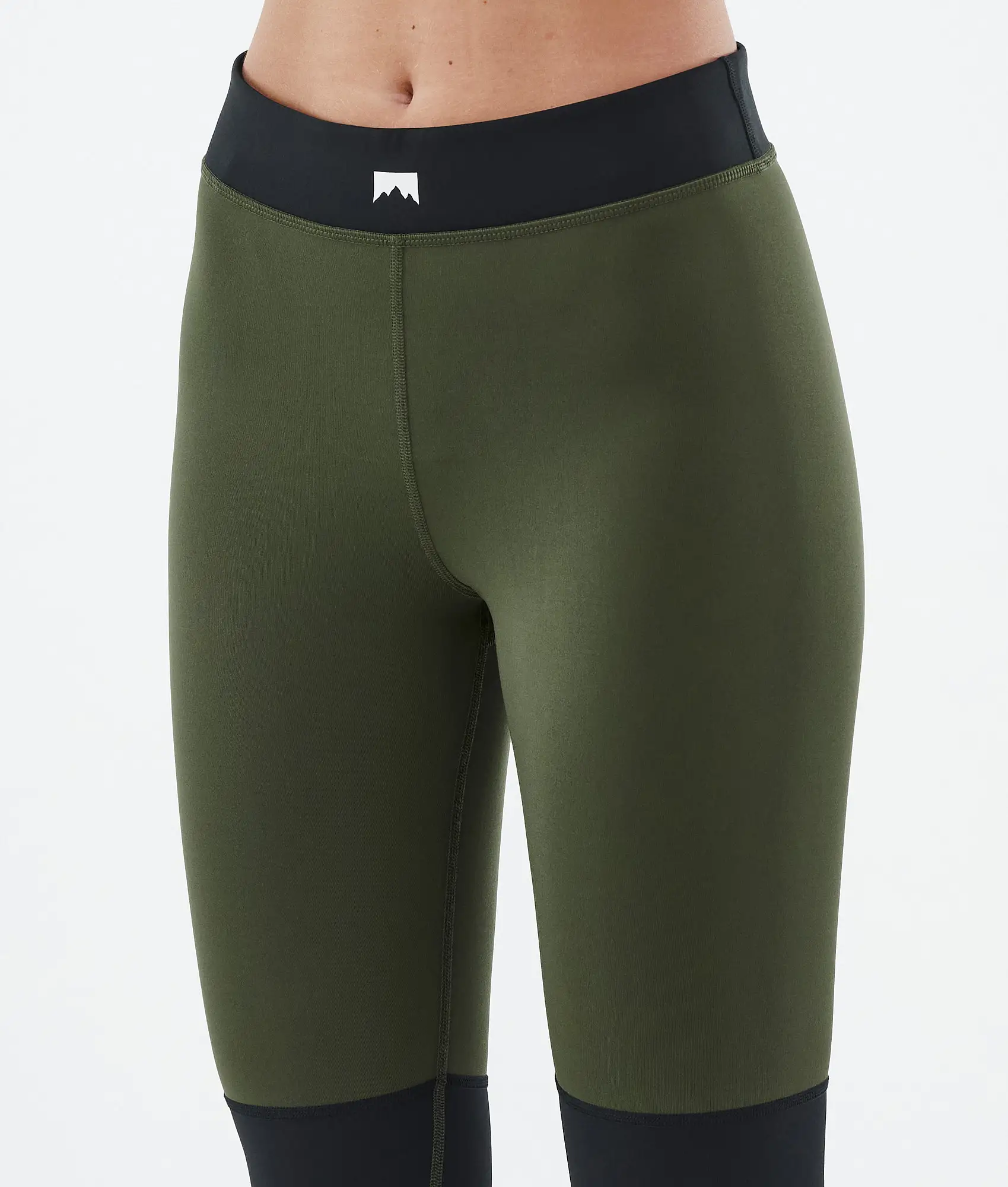 Alpha W Base Layer Pant Women Olive Green/Black/Greenish