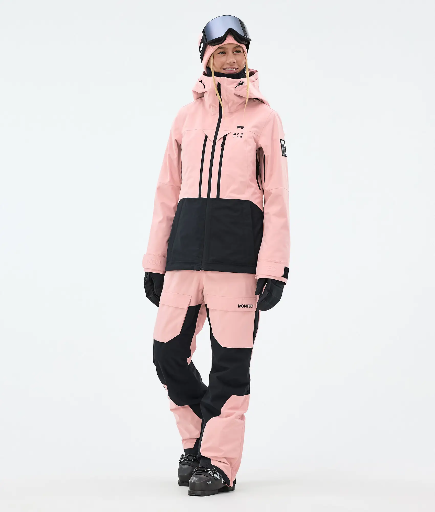 Moss W Ski Jacket Women Soft Pink/Black