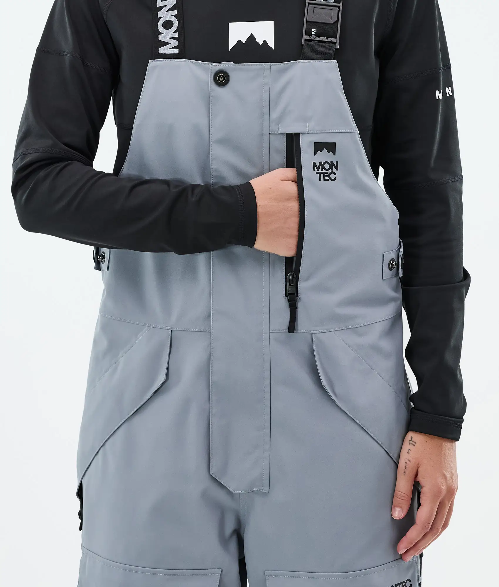 Fawk W Ski Pants Women Soft Blue/Black