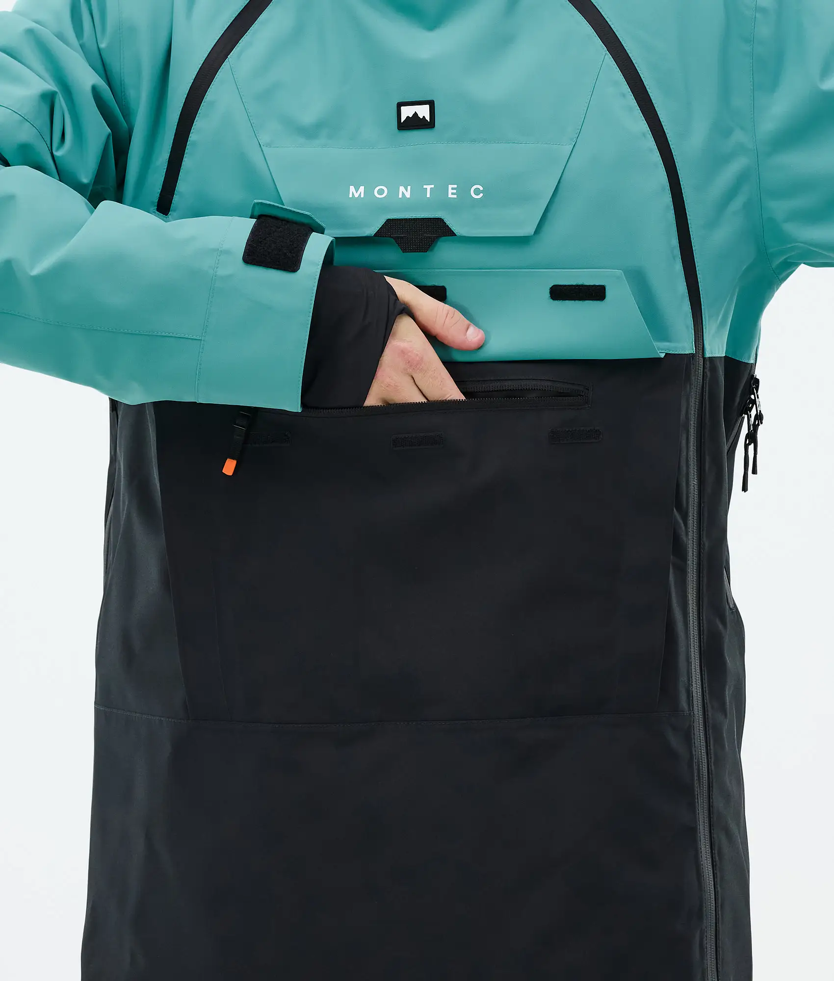 Doom Snowboard Jacket Men Turquoise/Black