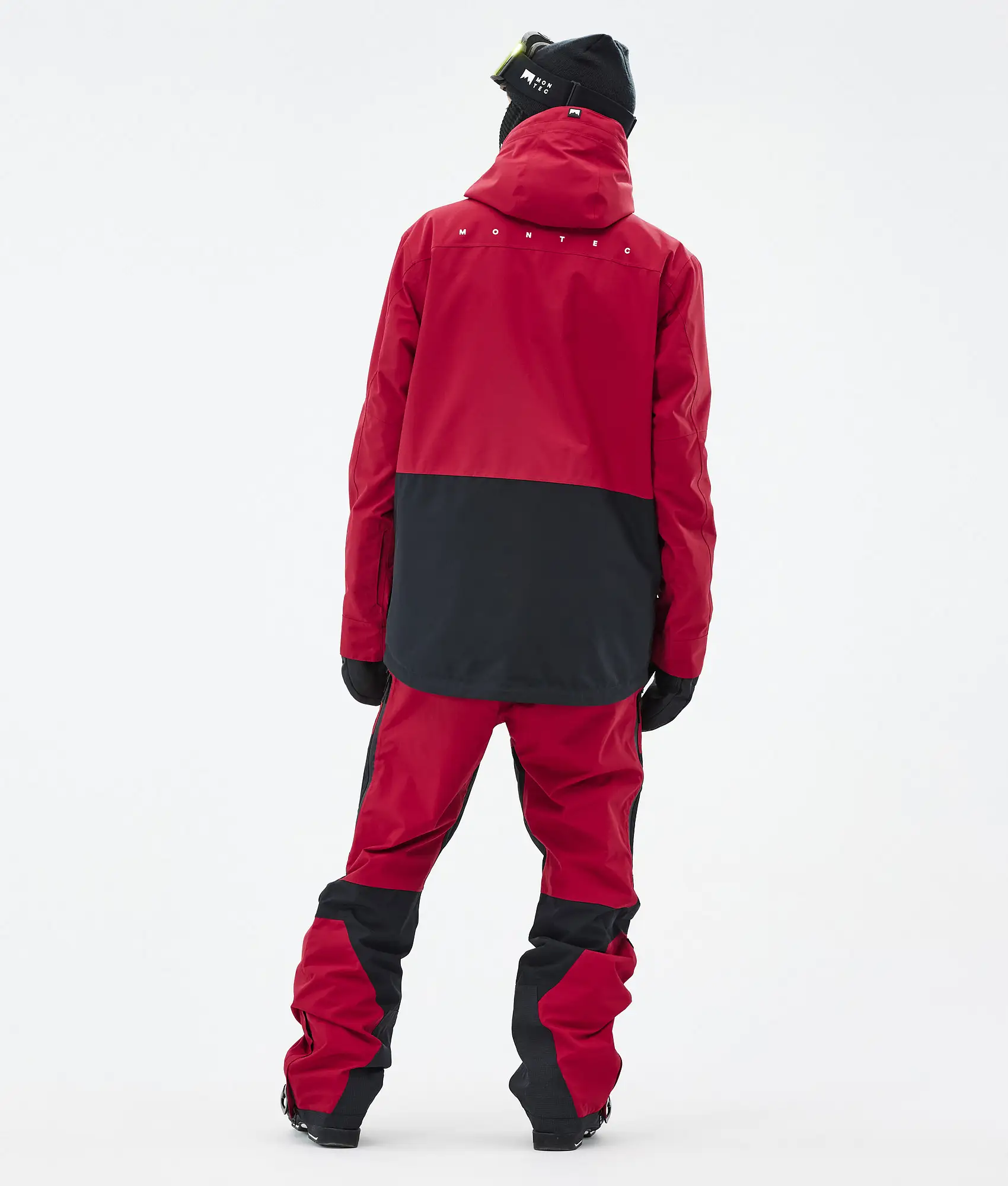 Fawk Ski Jacket Men Deep Red/Black