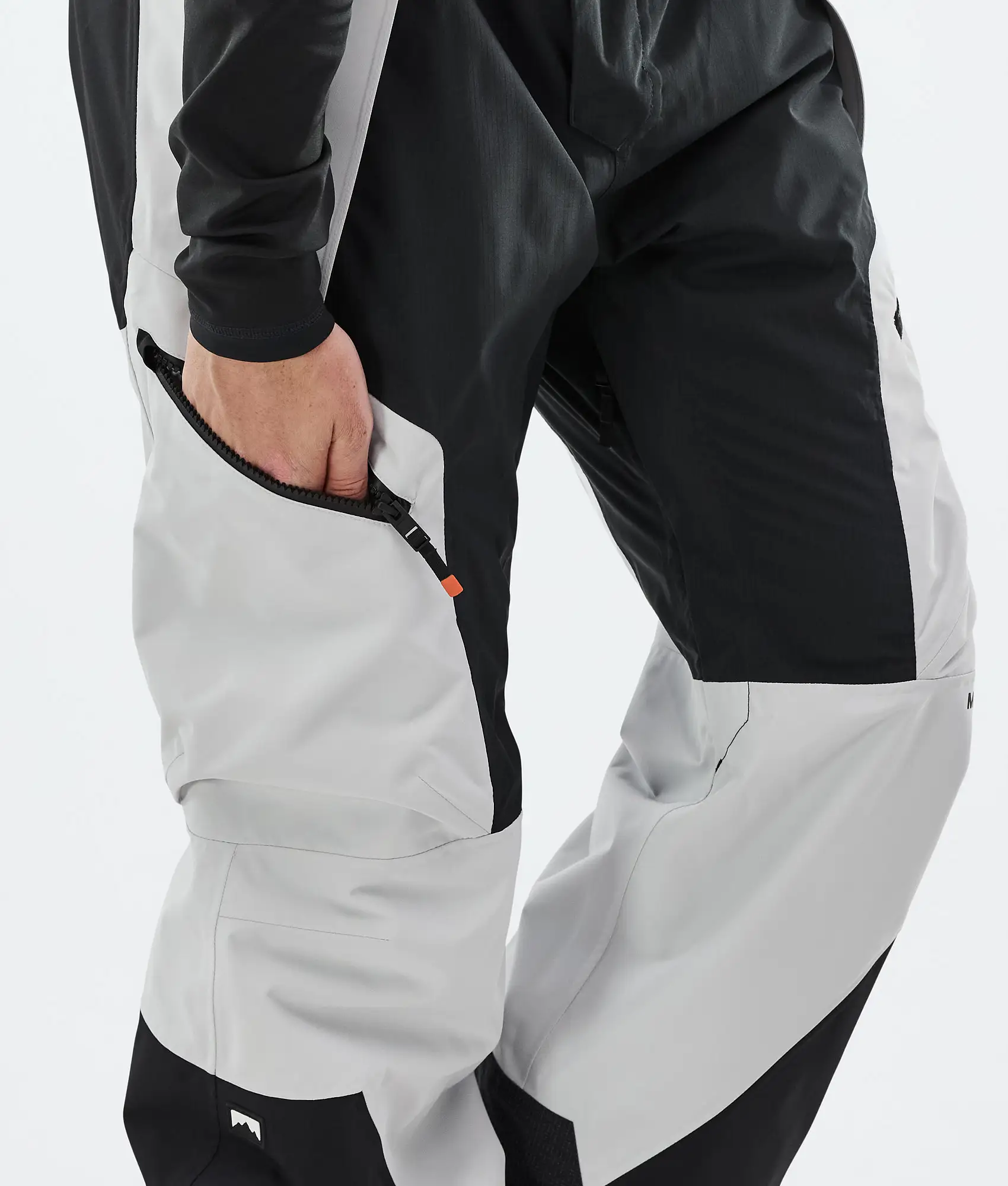 Dozer Snowboard Pants Men Light Grey/Black