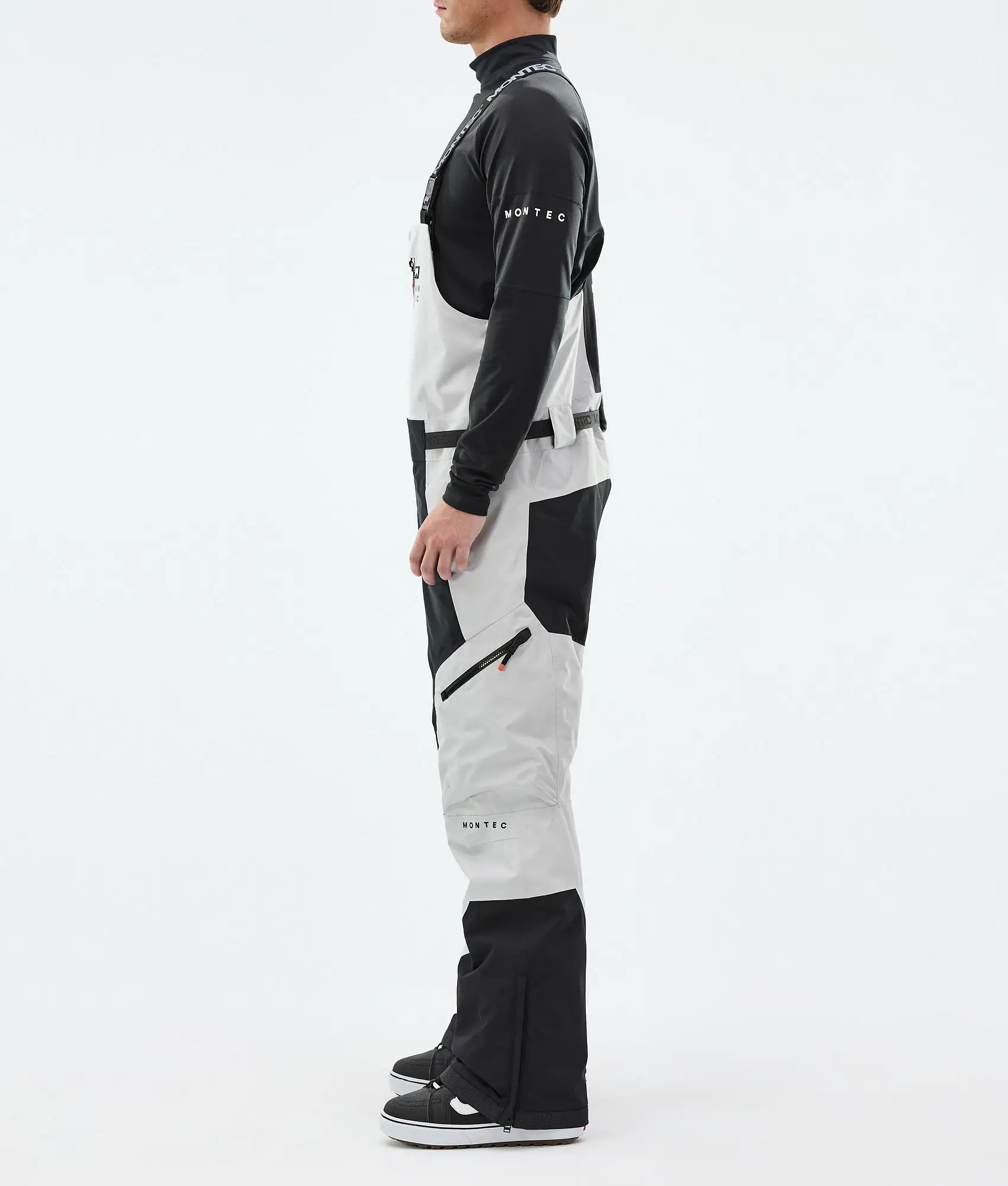 Dozer Snowboard Pants Men Light Grey/Black