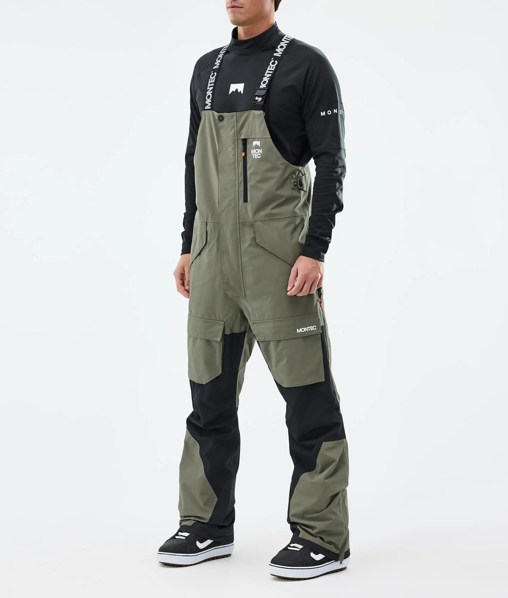 Fawk Snowboard Pants Men Greenish/Black