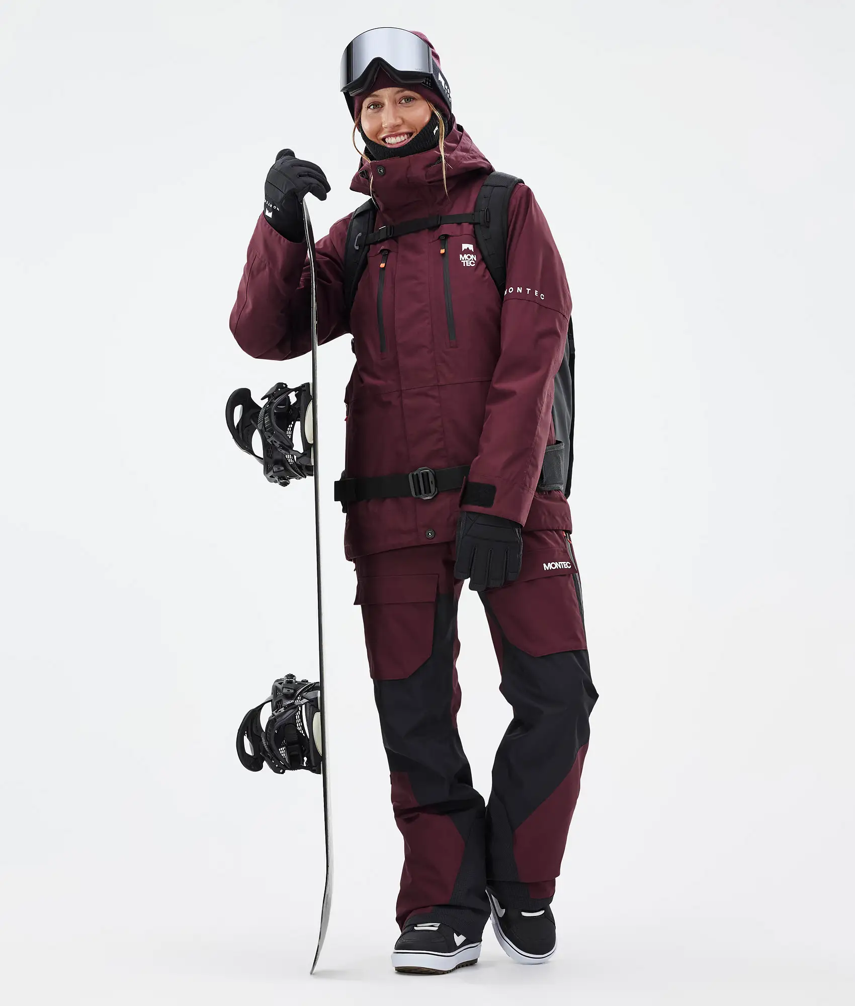 Fawk W Snowboard Jacket Women Burgundy