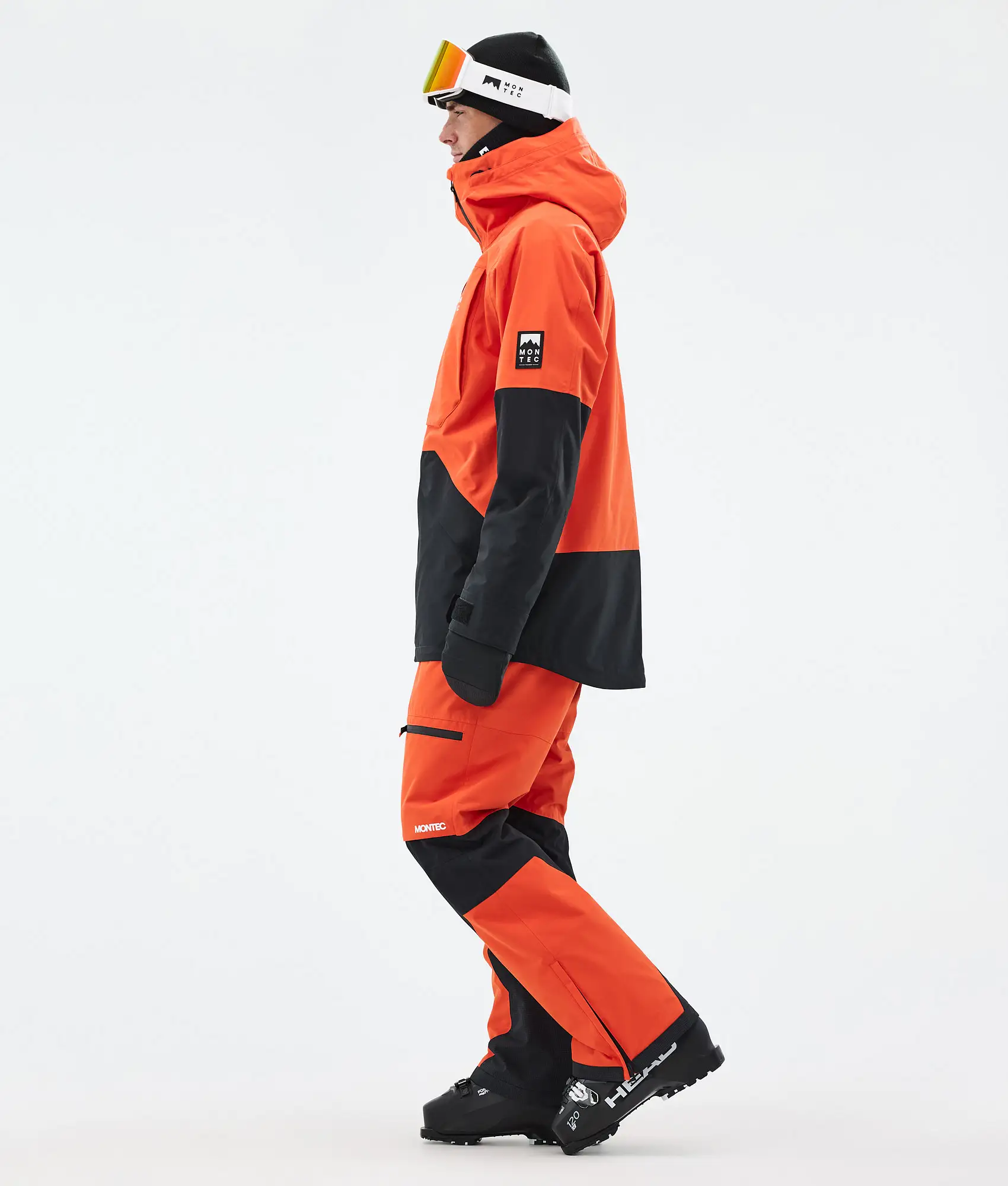 Arch Ski Jacket Men Orange/Black