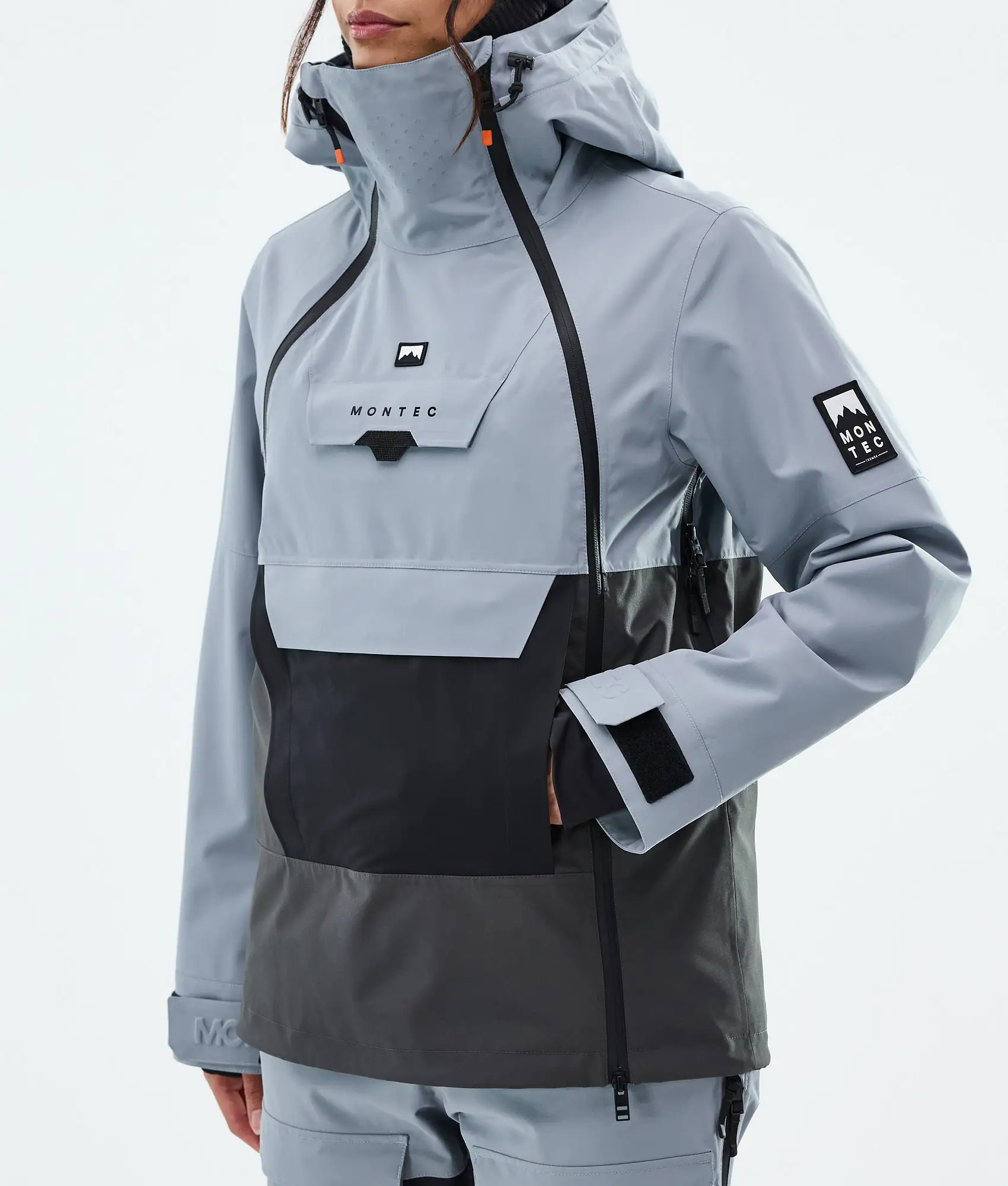 Doom W Snowboard Jacket Women Soft Blue/Black/Phantom