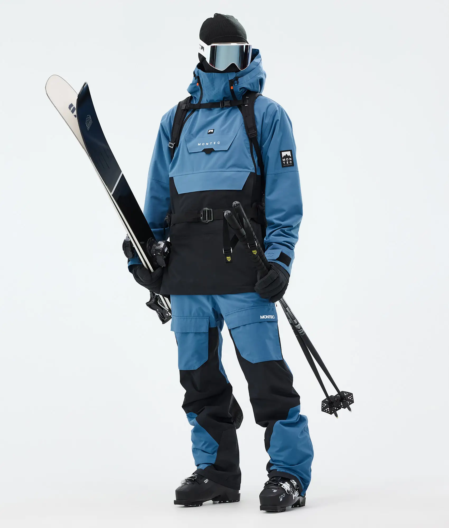 Doom Ski Jacket Men Blue Steel/Black