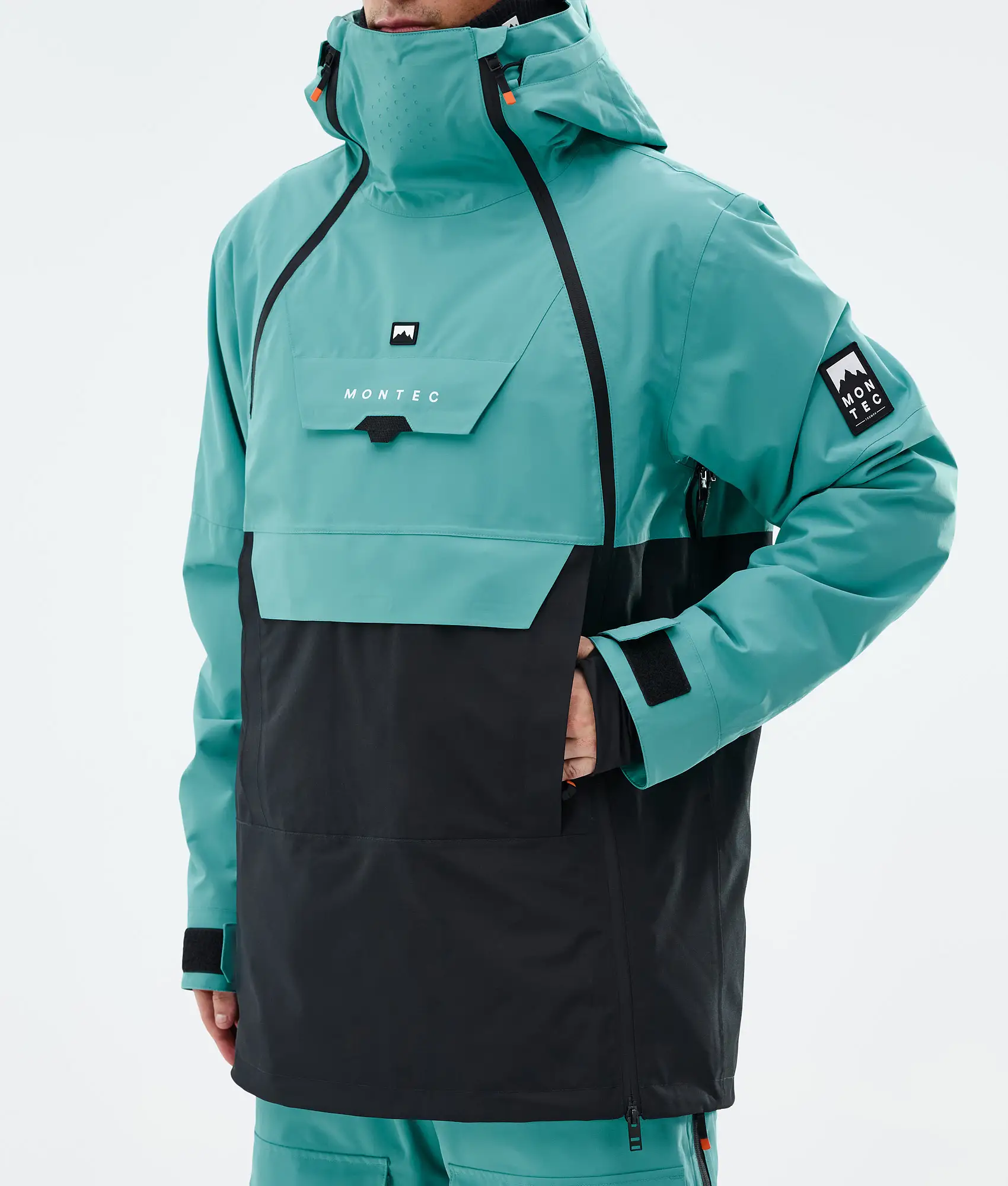 Doom Snowboard Jacket Men Turquoise/Black
