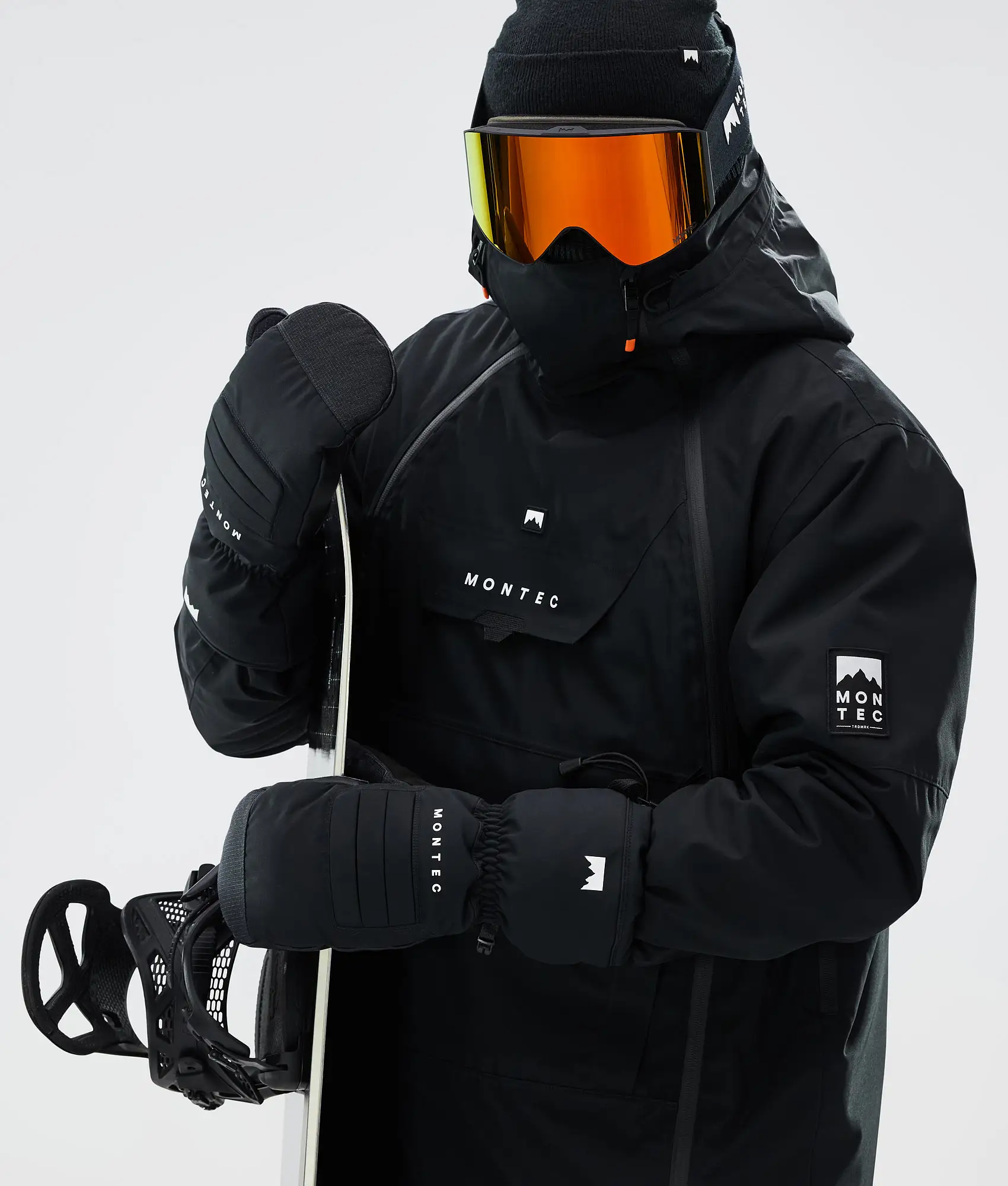 Roast 2024 Snow Mittens Black