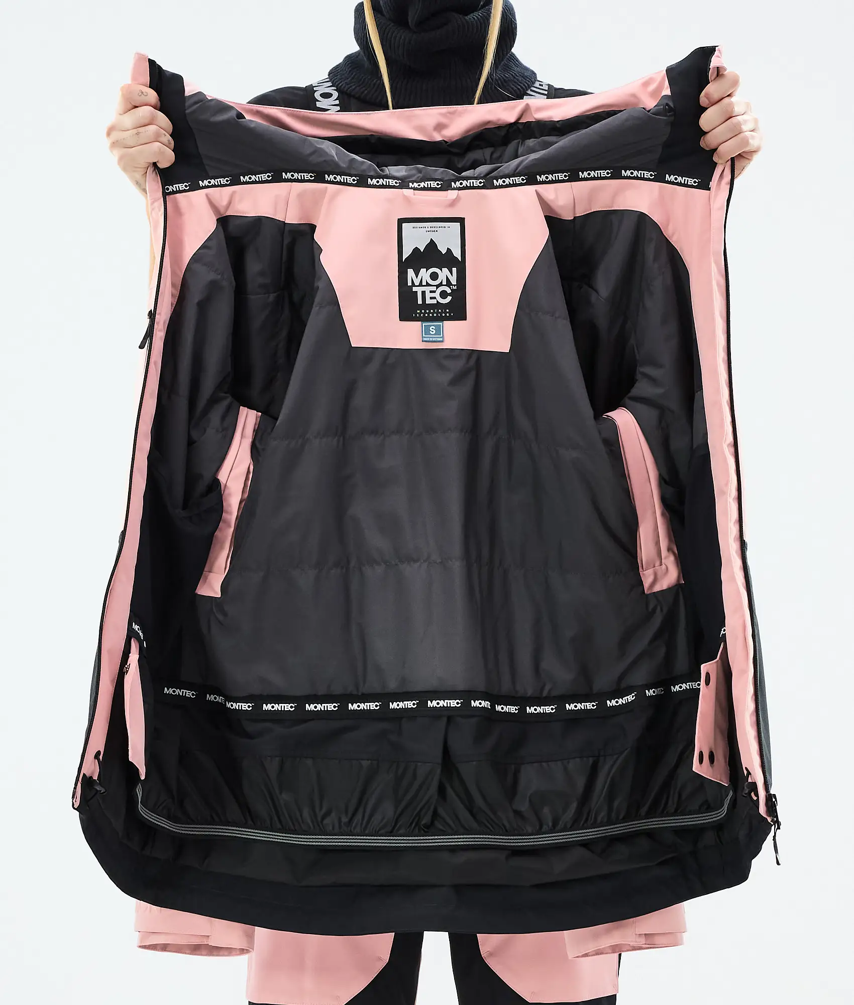 Moss W Snowboard Jacket Women Soft Pink/Black Renewed