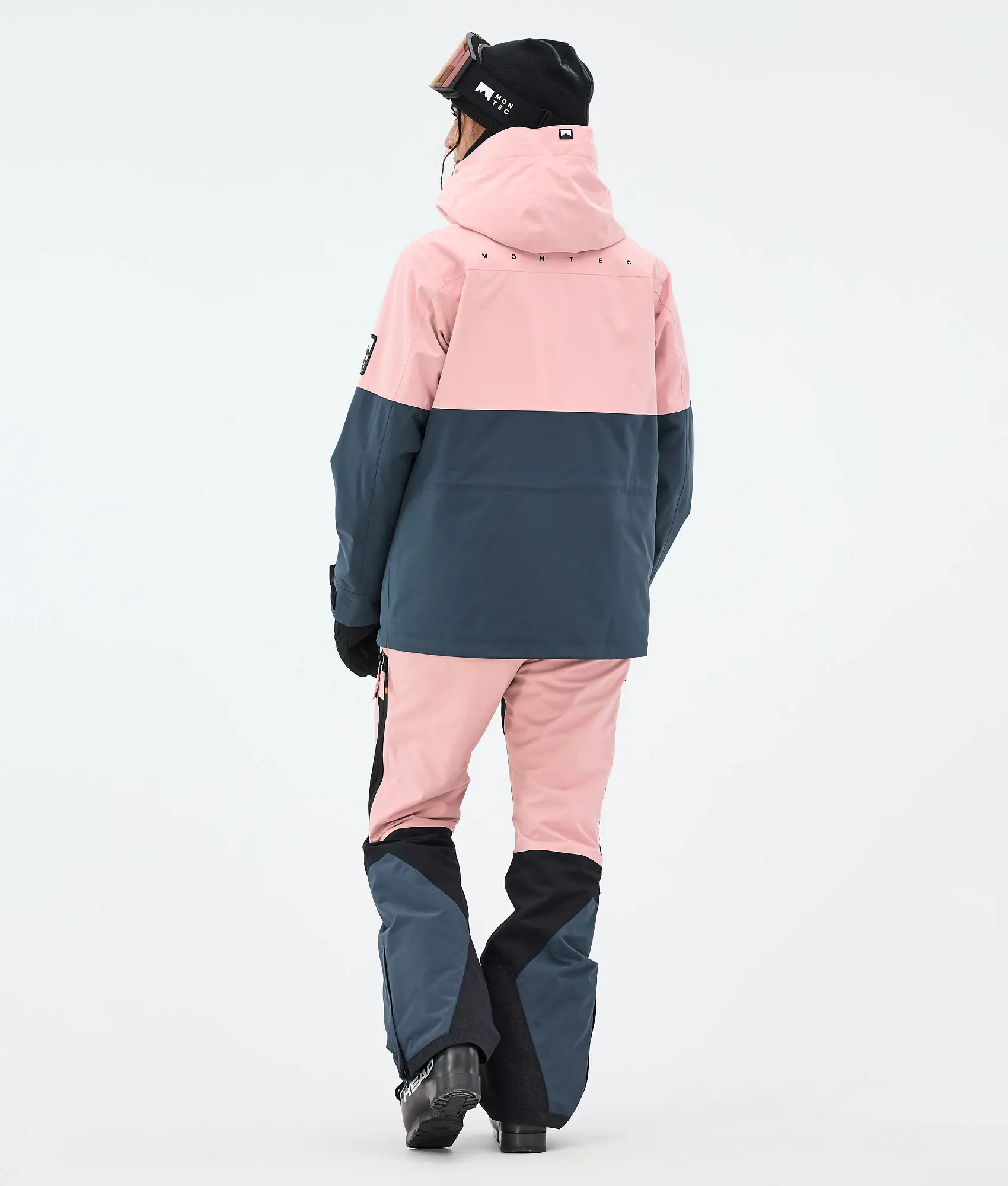 Doom W Ski Jacket Women Soft Pink/Black/Metal Blue