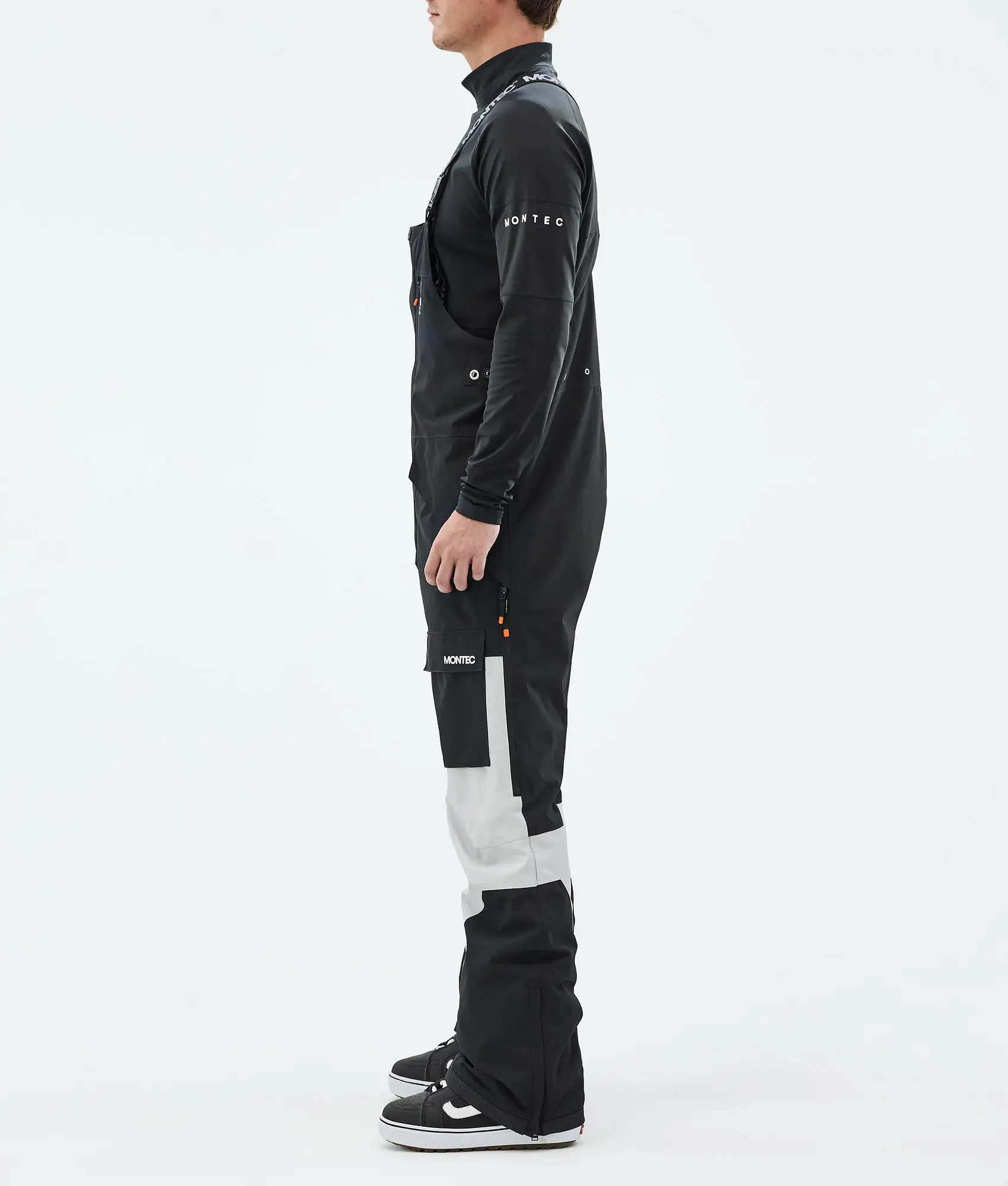 Fawk Snowboard Pants Men Black/Light Grey