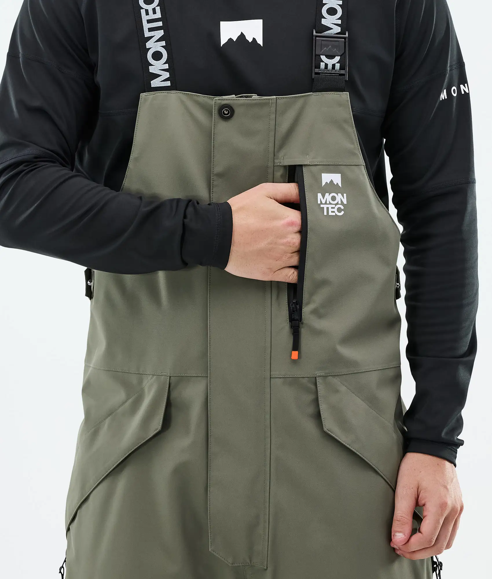 Fawk Ski Pants Men Greenish/Black/Phantom