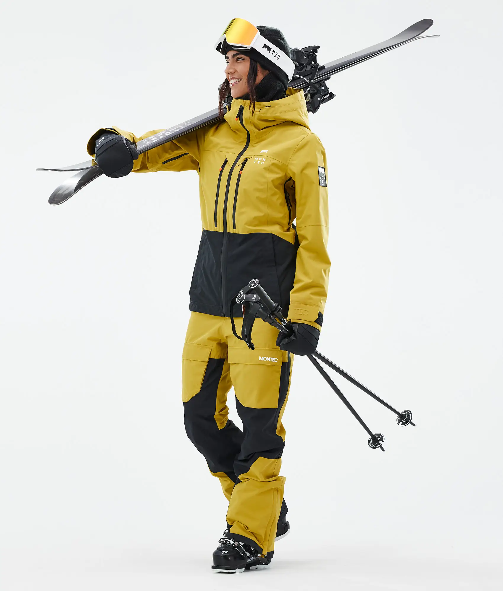 Fawk W Ski Pants Women Yellow/Black