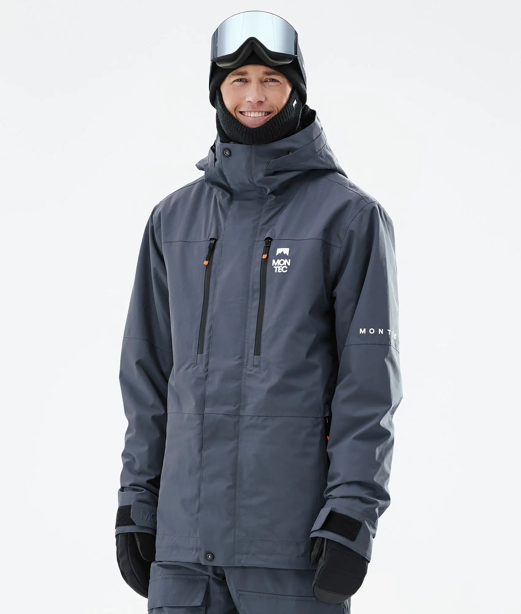 Fawk Ski Jacket Men Metal Blue