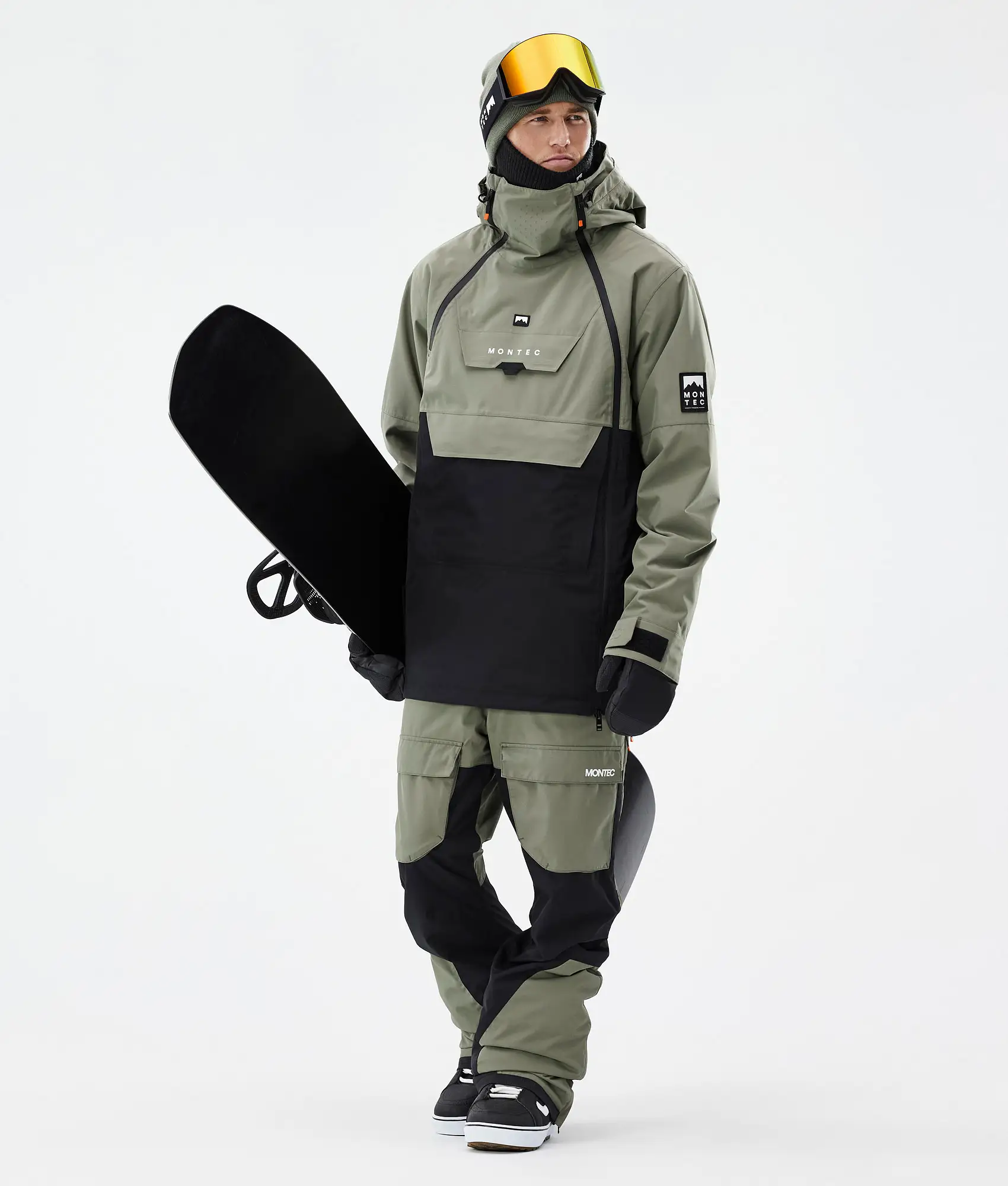 Doom Snowboard Jacket Men Greenish/Black