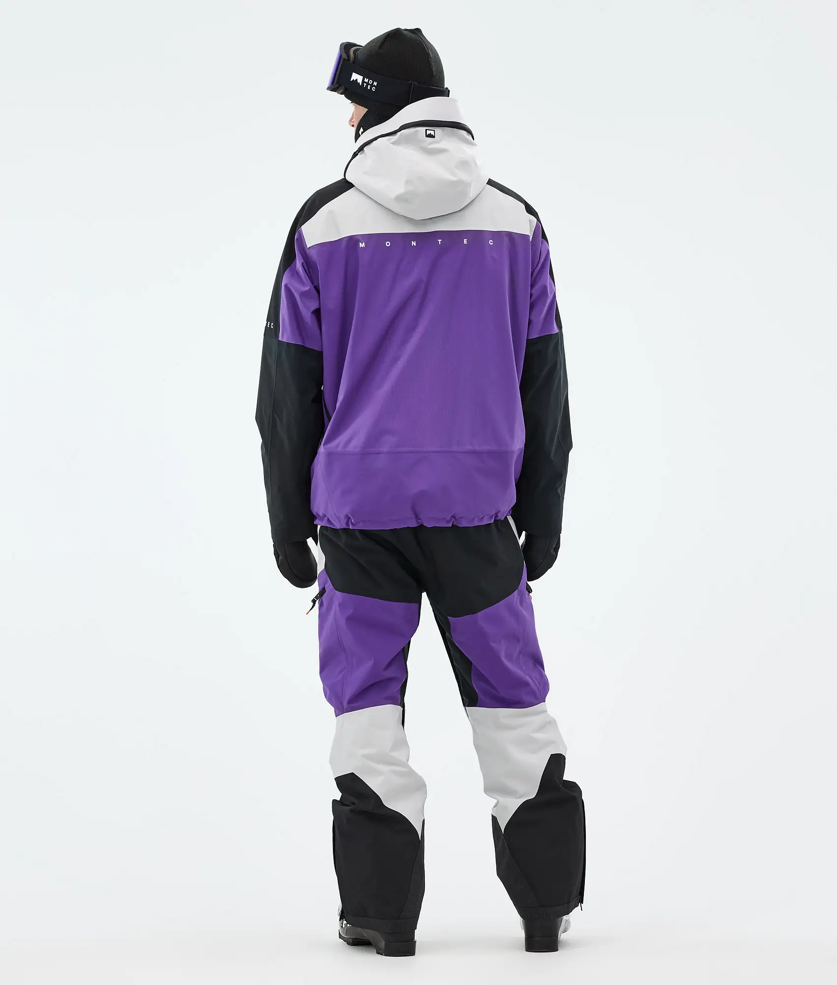 Oracle Ski Jacket Men Light Grey/Black/Vivid Purple