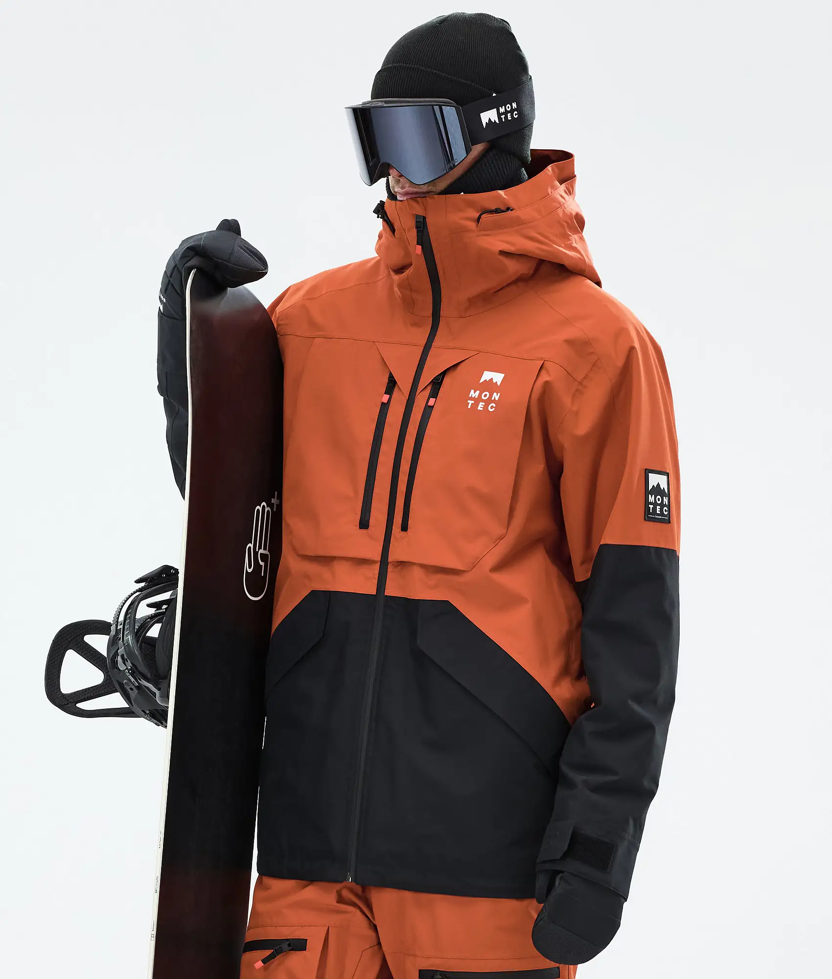 Arch Snowboard Jacket Men Burned Orange/Black