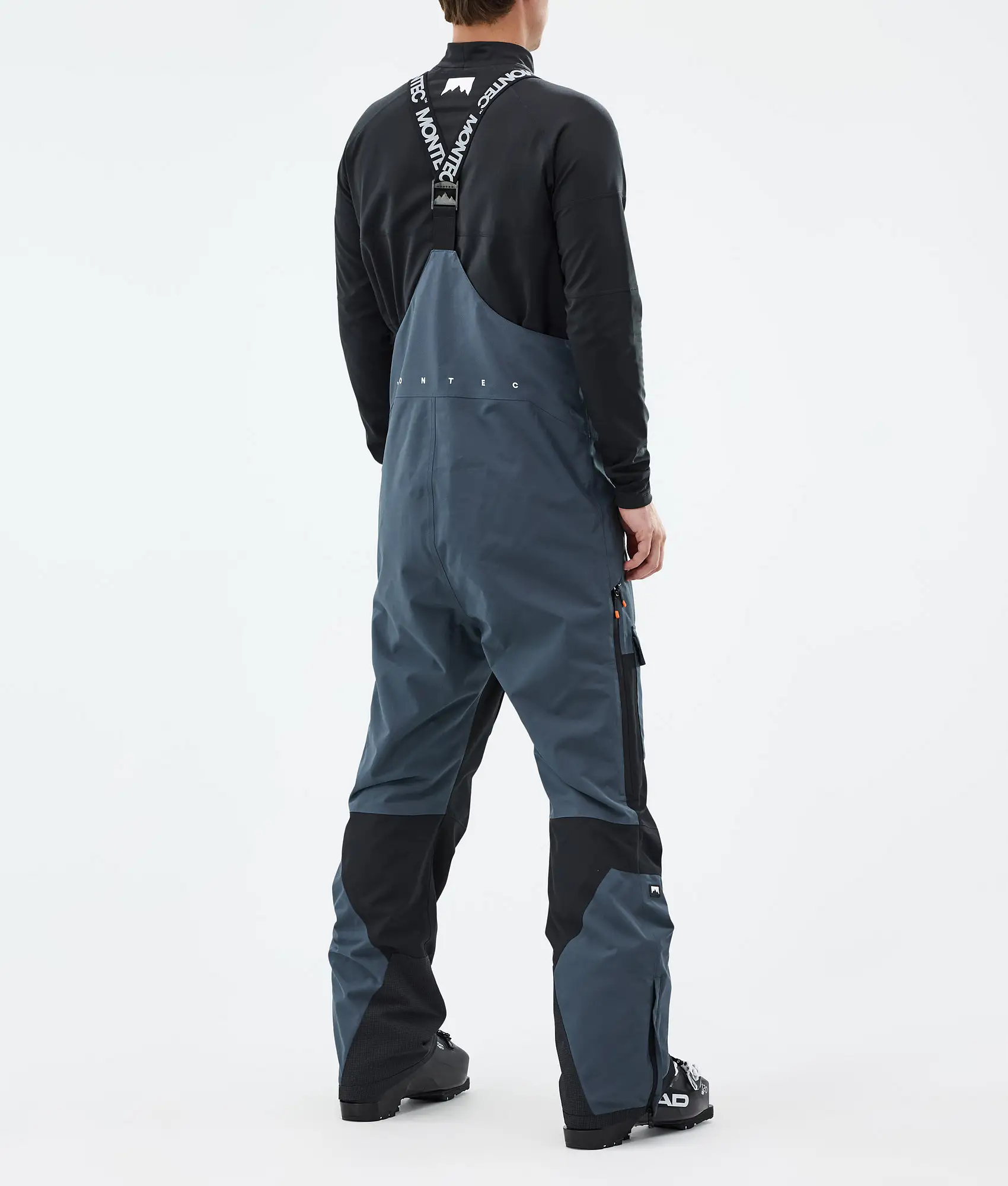 Fawk Ski Pants Men Metal Blue/Black