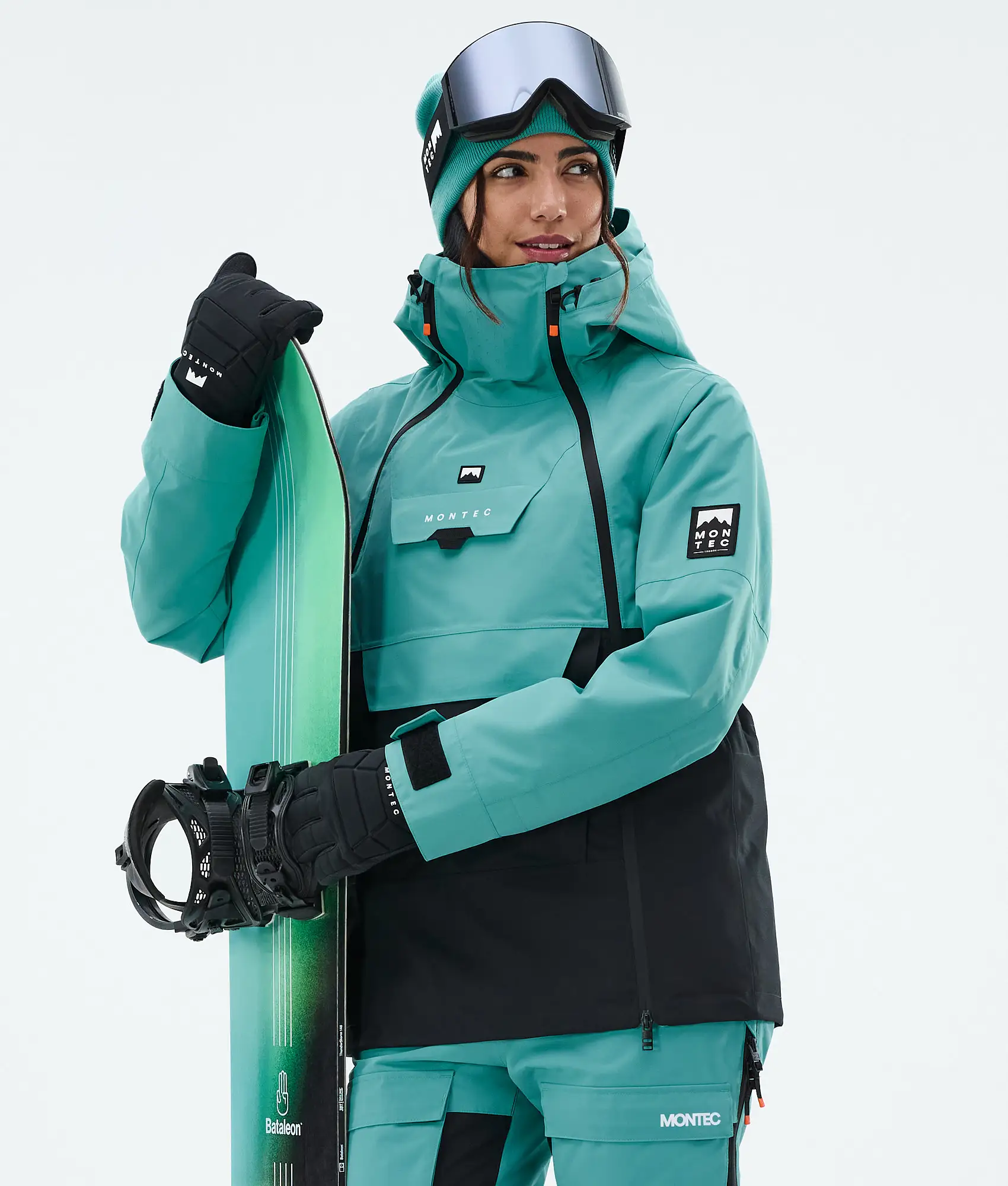 Doom W Snowboard Jacket Women Turquoise/Black