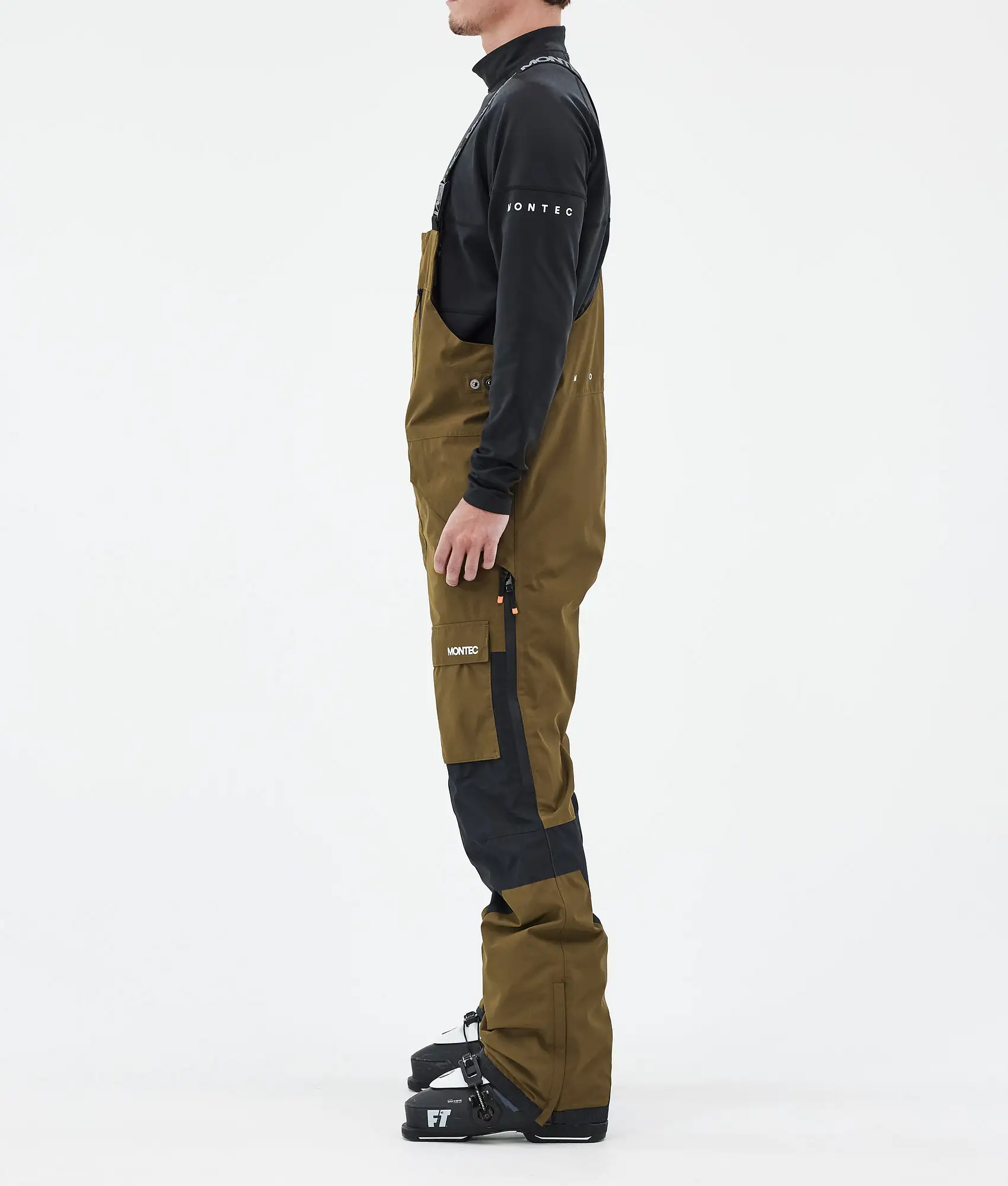 Fawk Ski Pants Men Fatigue/Black