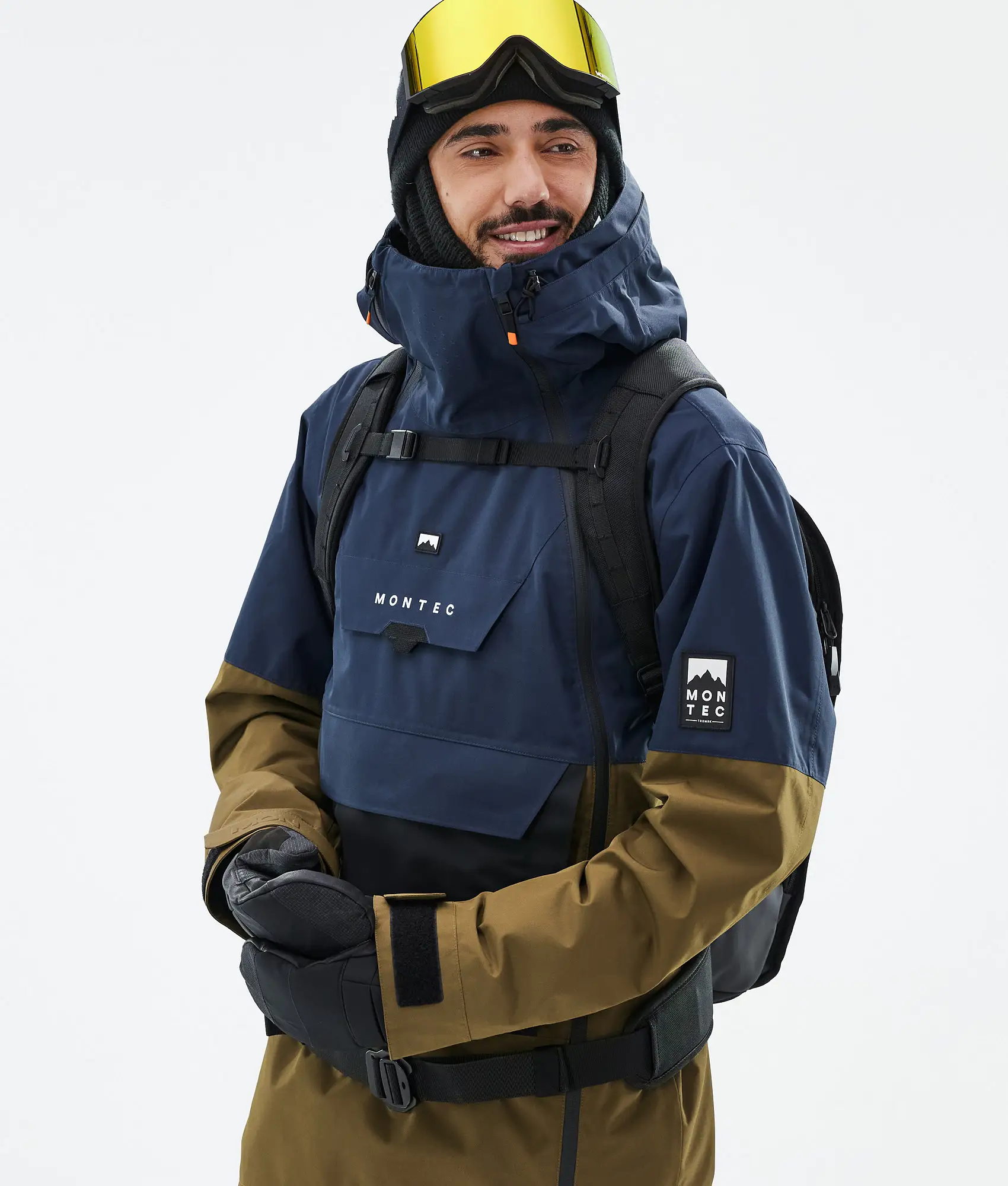 Doom Ski Jacket Men Dark Blue/Black/Fatigue