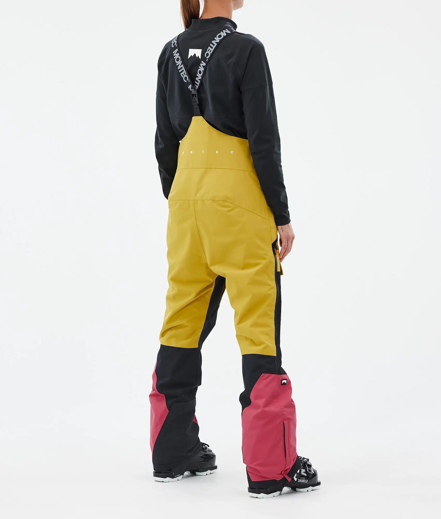 Fawk W Ski Pants Women Yellow/Black/Light Red