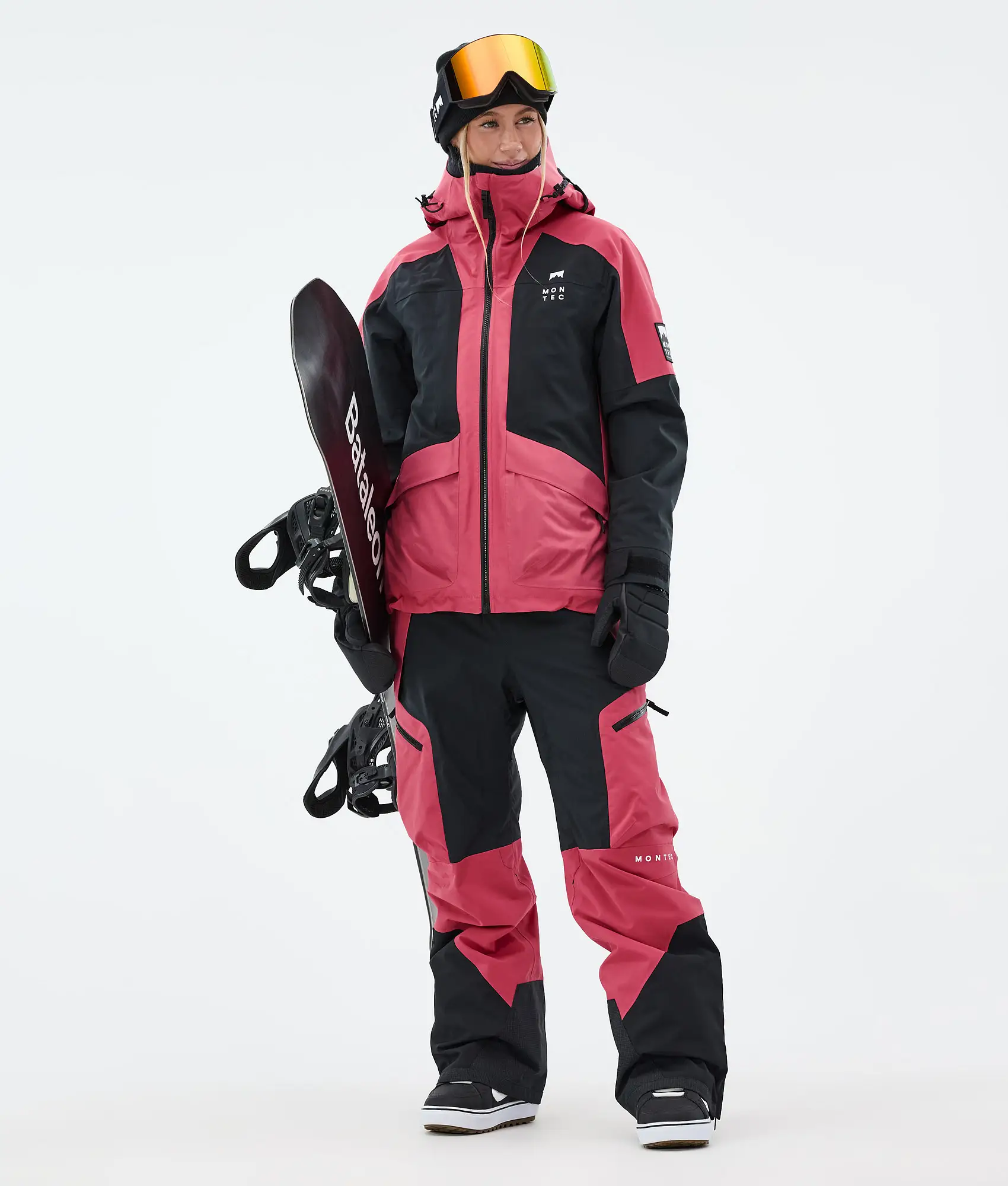 Morpheus W Snowboard Jacket Women Light Red/Black