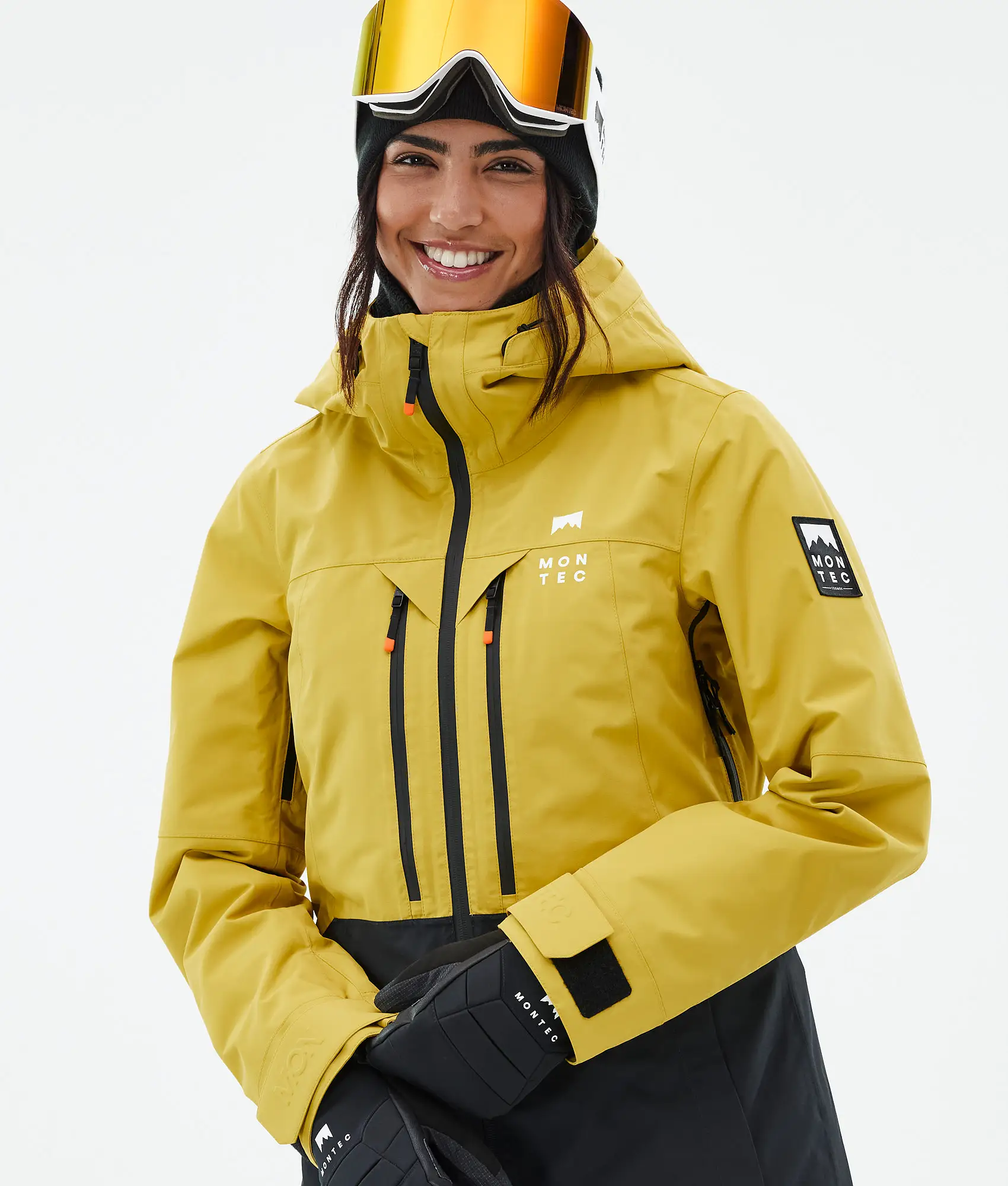 Moss W Snowboard Jacket Women Yellow/Black Renewed