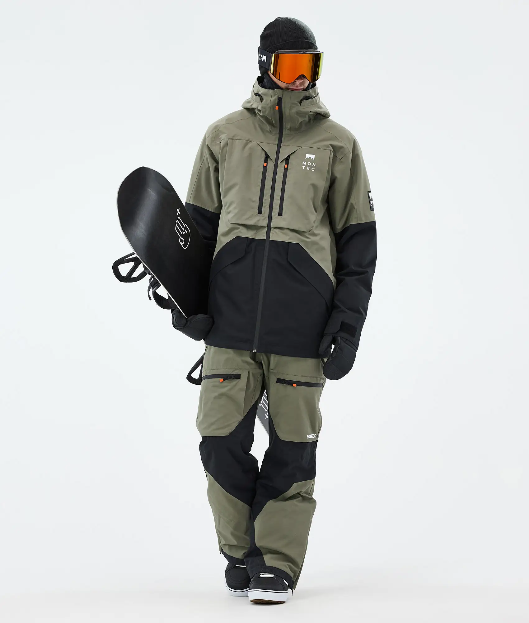 Arch Snowboard Jacket Men Greenish/Black